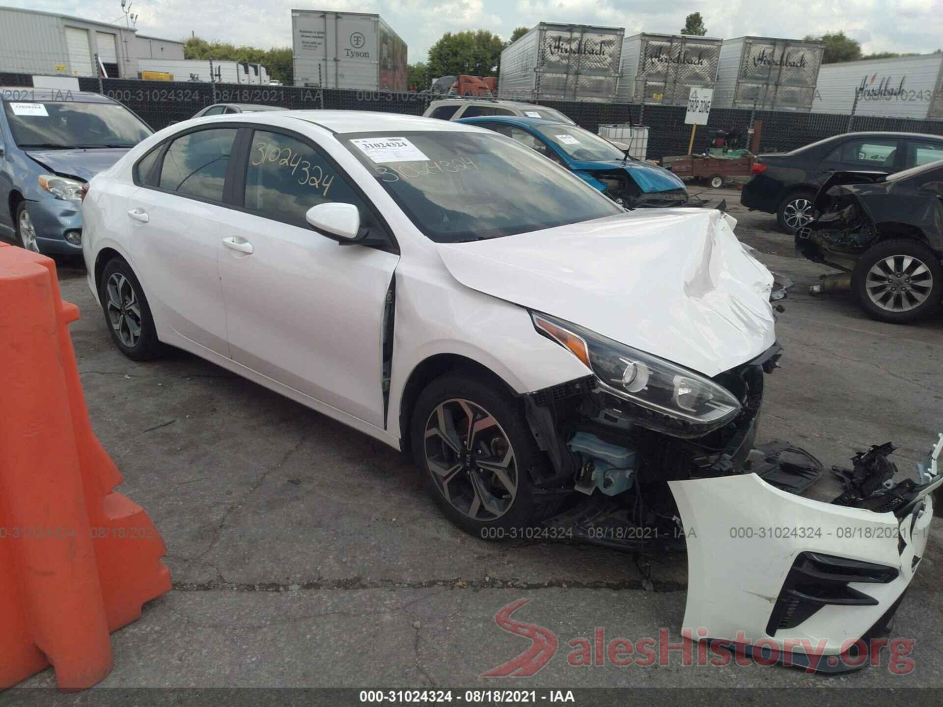 3KPF24AD8LE166579 2020 KIA FORTE