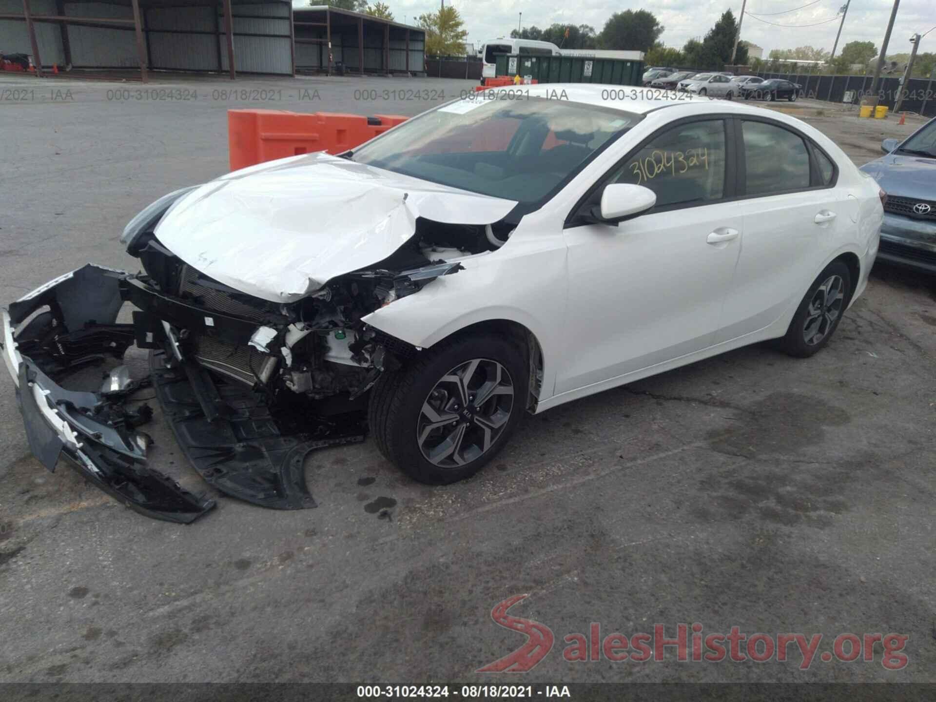 3KPF24AD8LE166579 2020 KIA FORTE