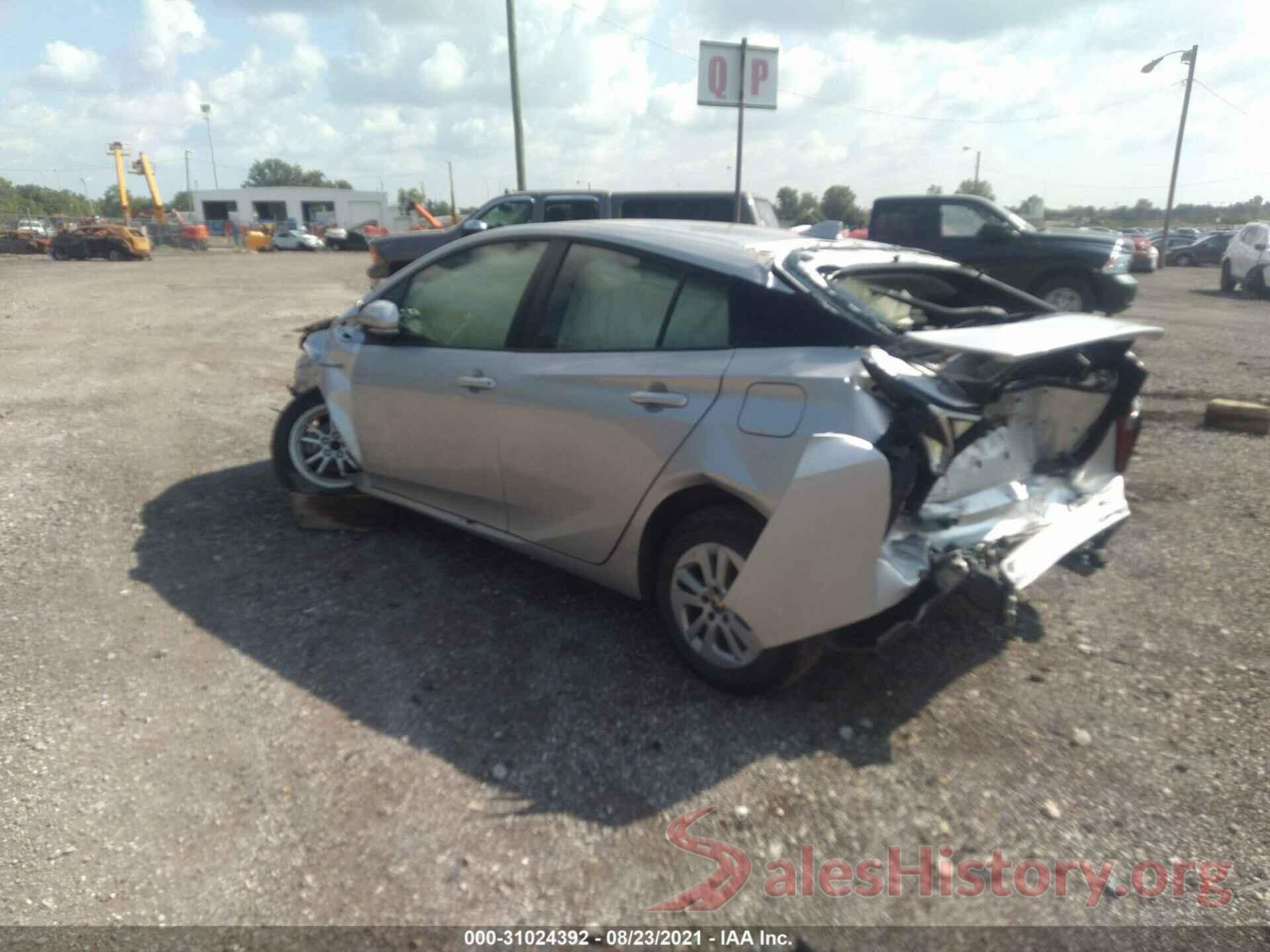 JTDKBRFU4H3027374 2017 TOYOTA PRIUS