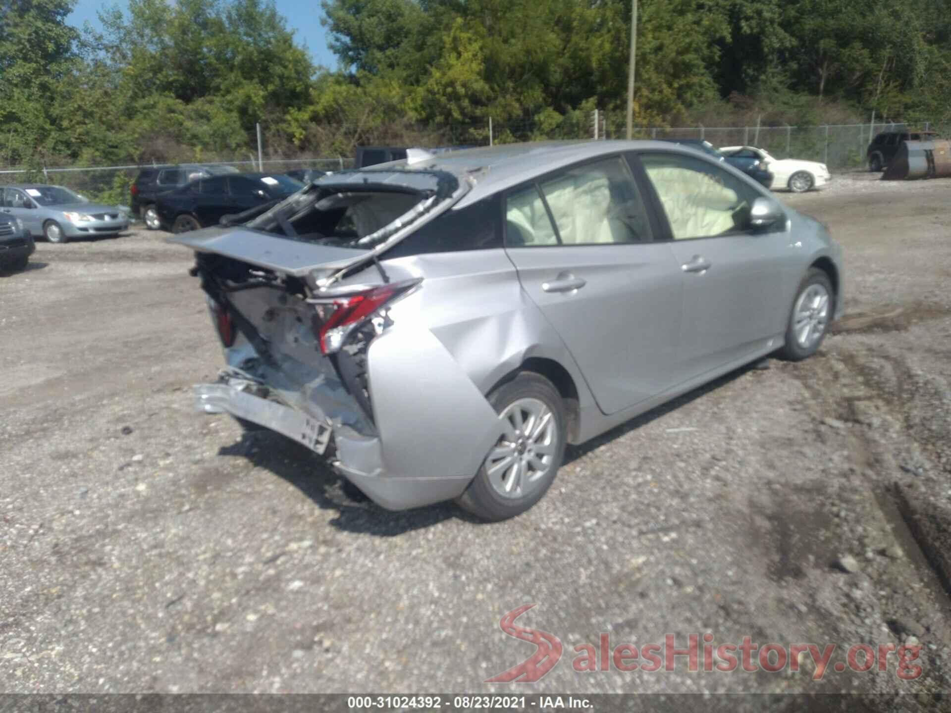 JTDKBRFU4H3027374 2017 TOYOTA PRIUS