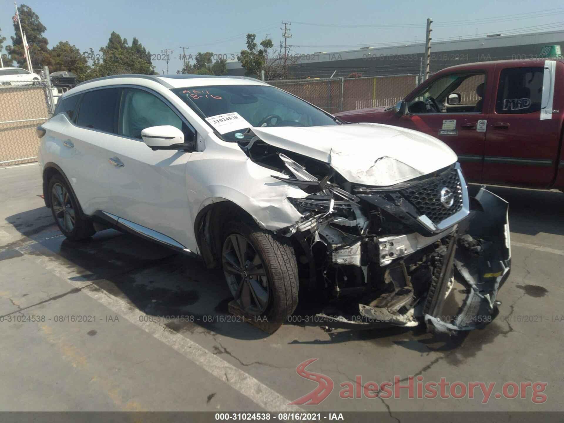 5N1AZ2MJXKN105283 2019 NISSAN MURANO