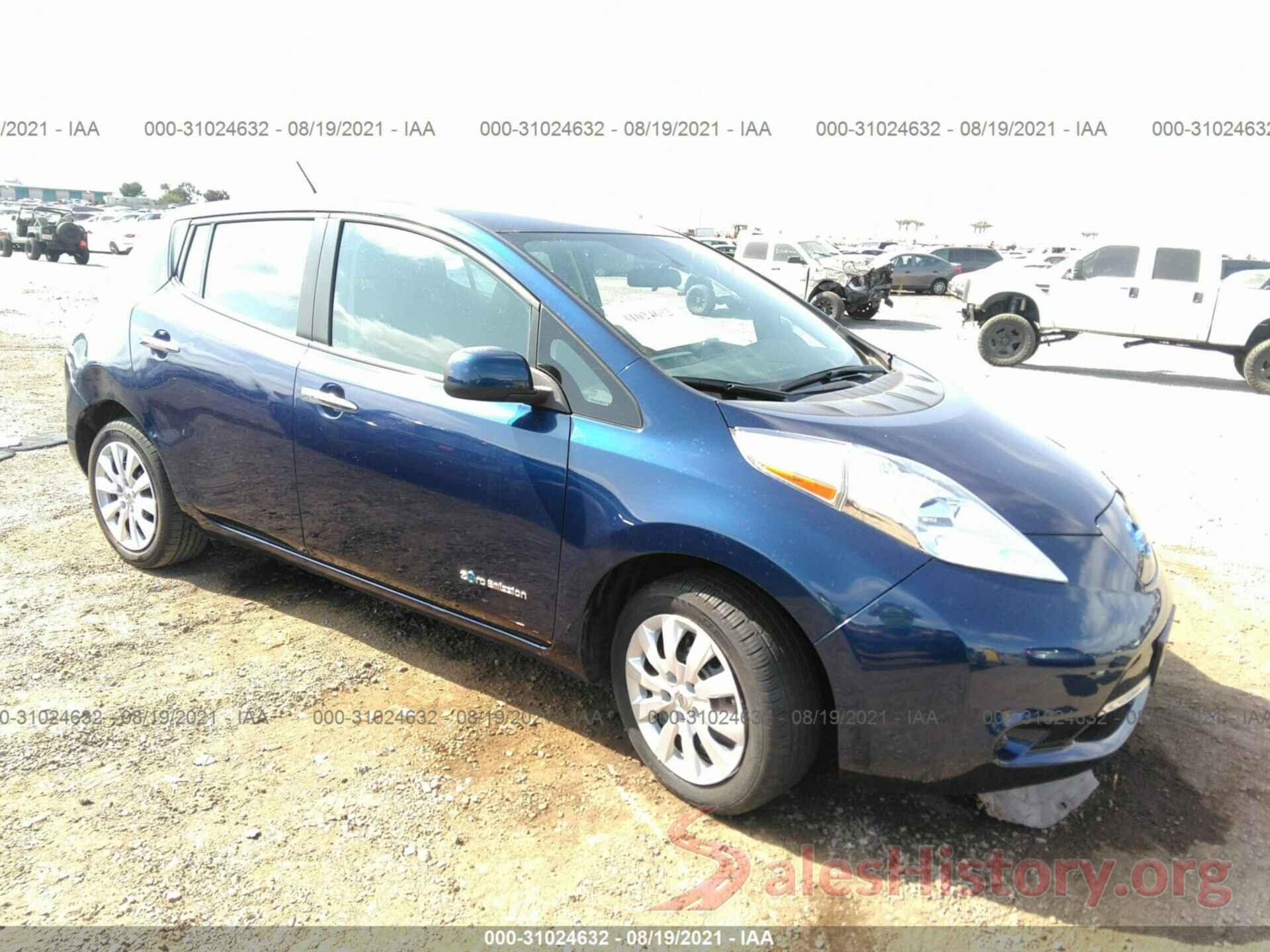 1N4AZ0CPXGC305992 2016 NISSAN LEAF