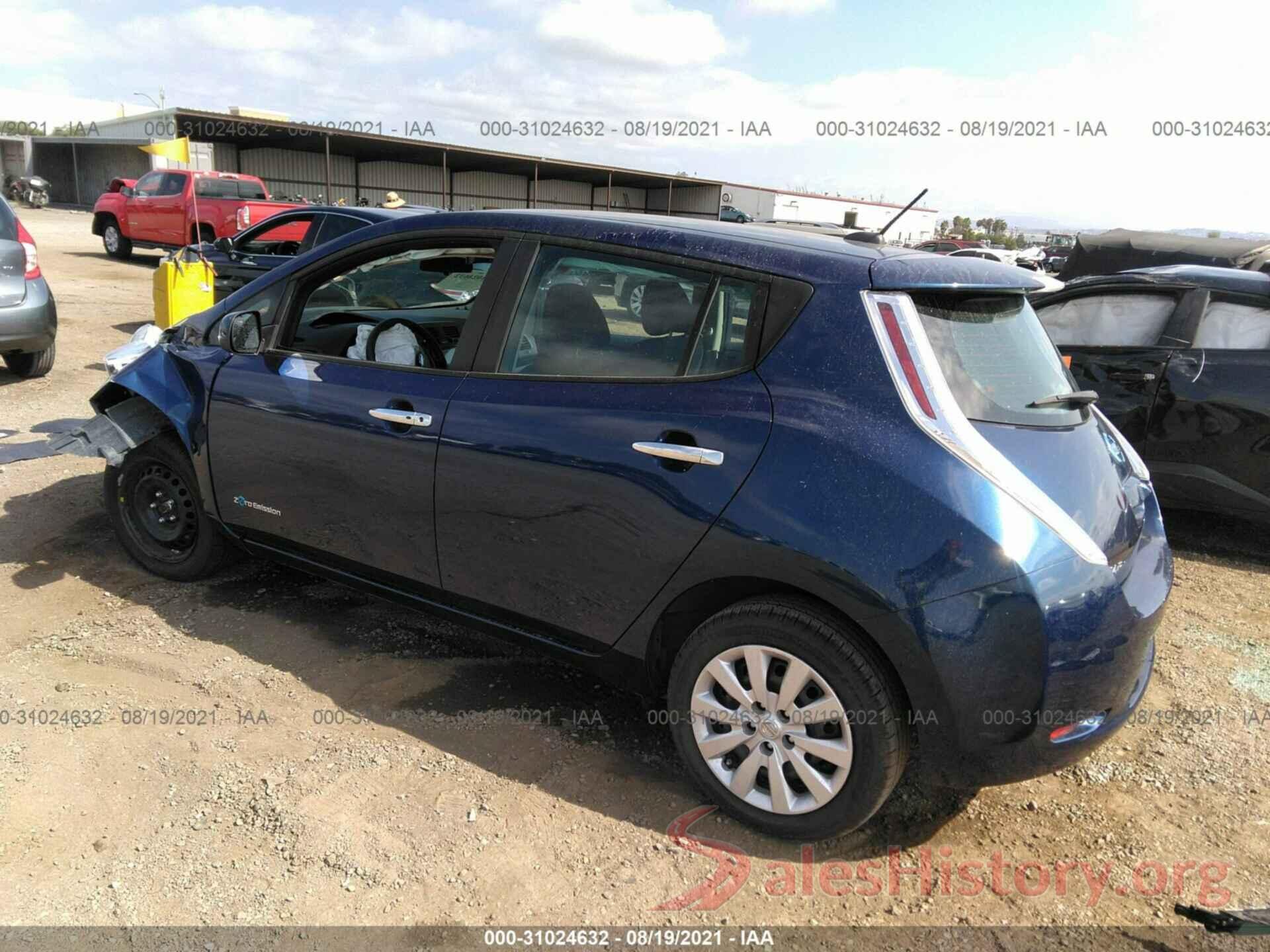 1N4AZ0CPXGC305992 2016 NISSAN LEAF