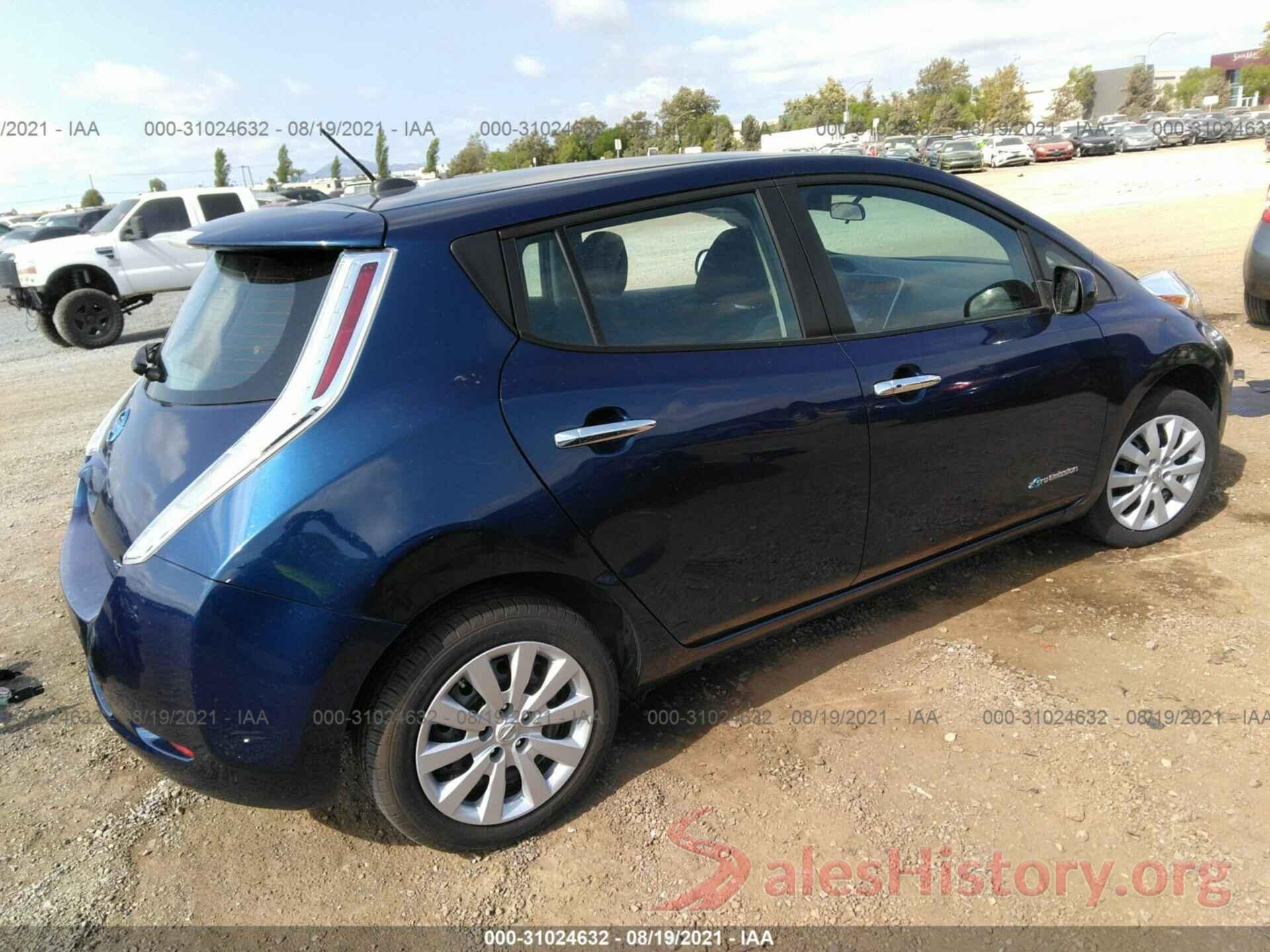 1N4AZ0CPXGC305992 2016 NISSAN LEAF