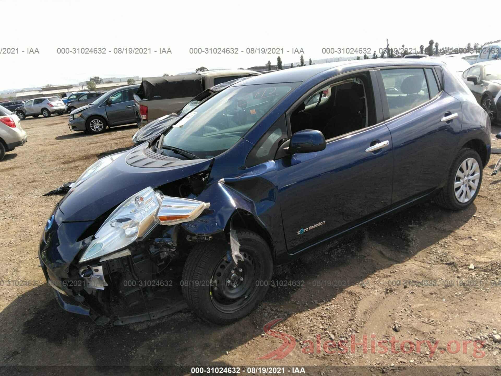 1N4AZ0CPXGC305992 2016 NISSAN LEAF