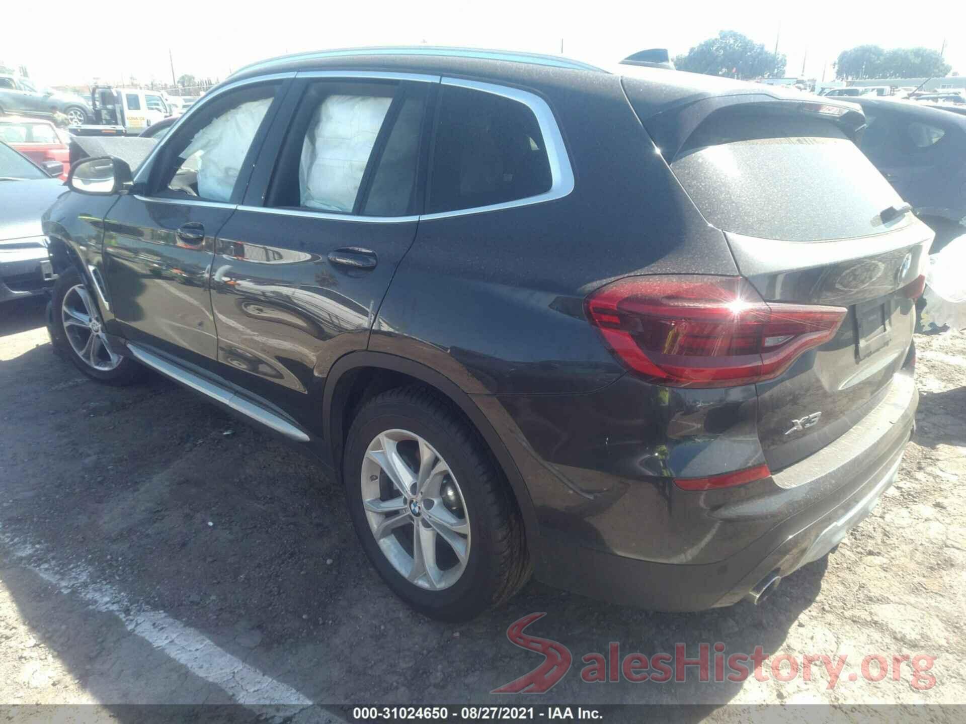 5UXTY3C09L9B70345 2020 BMW X3