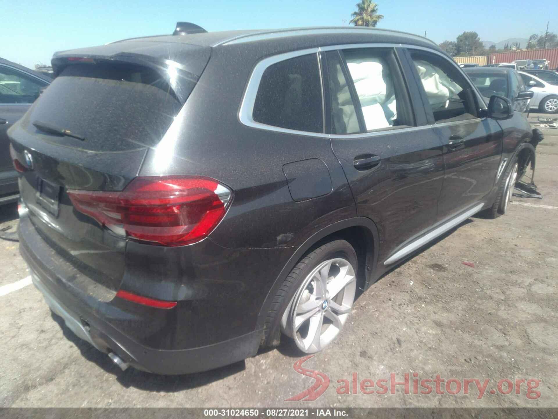 5UXTY3C09L9B70345 2020 BMW X3