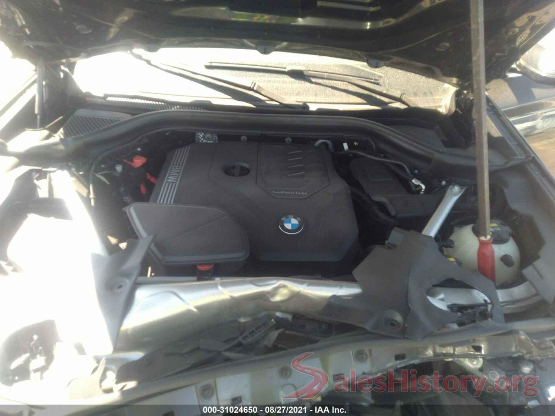 5UXTY3C09L9B70345 2020 BMW X3