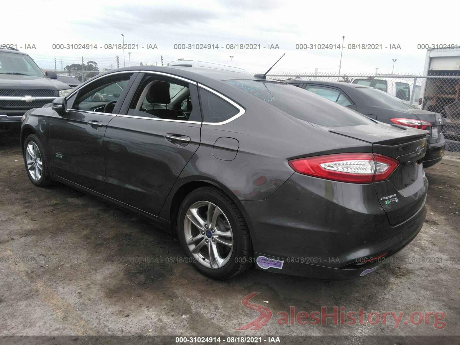 3FA6P0SU1GR320823 2016 FORD FUSION ENERGI