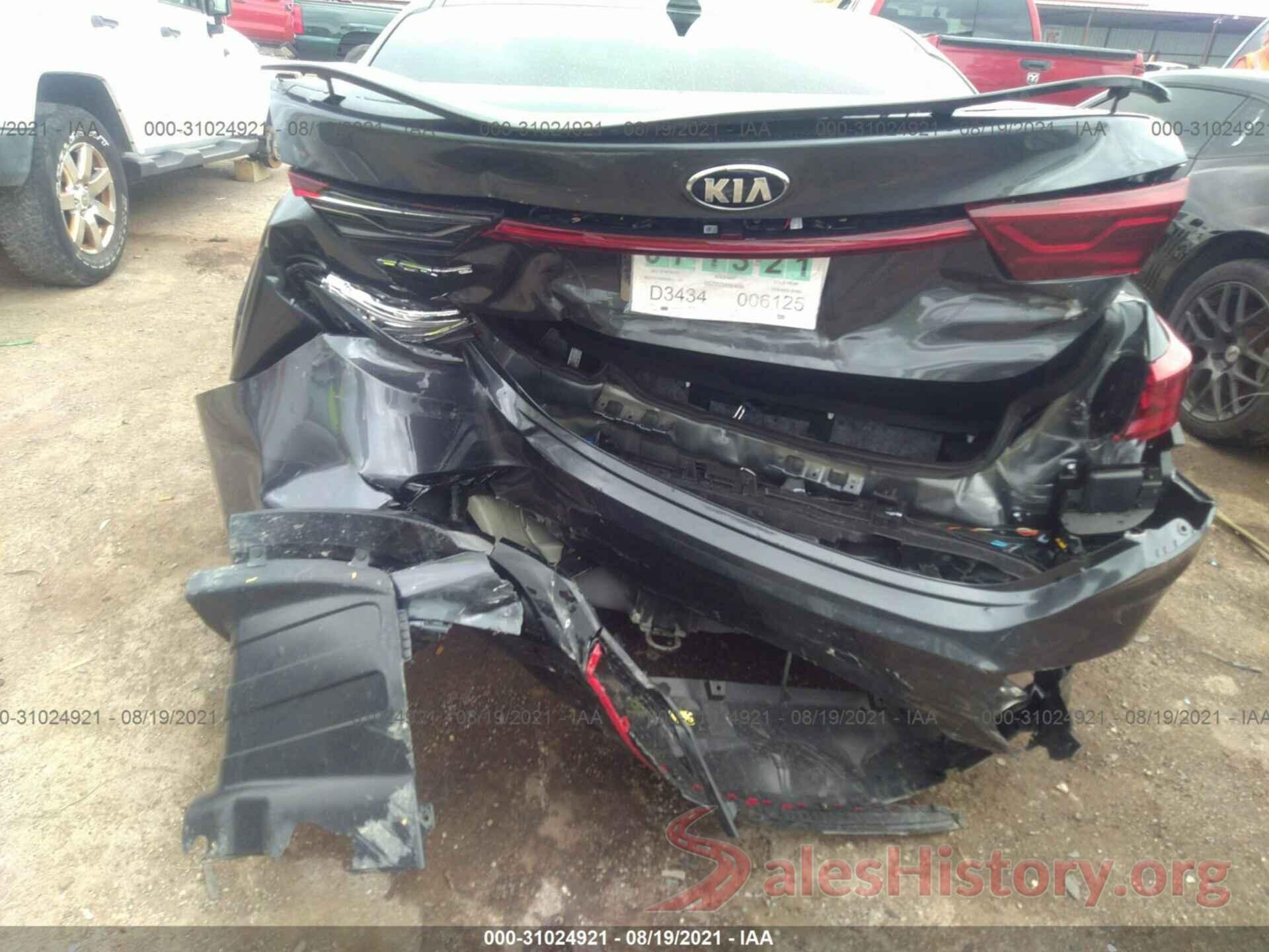 3KPF34AD1ME386550 2021 KIA FORTE