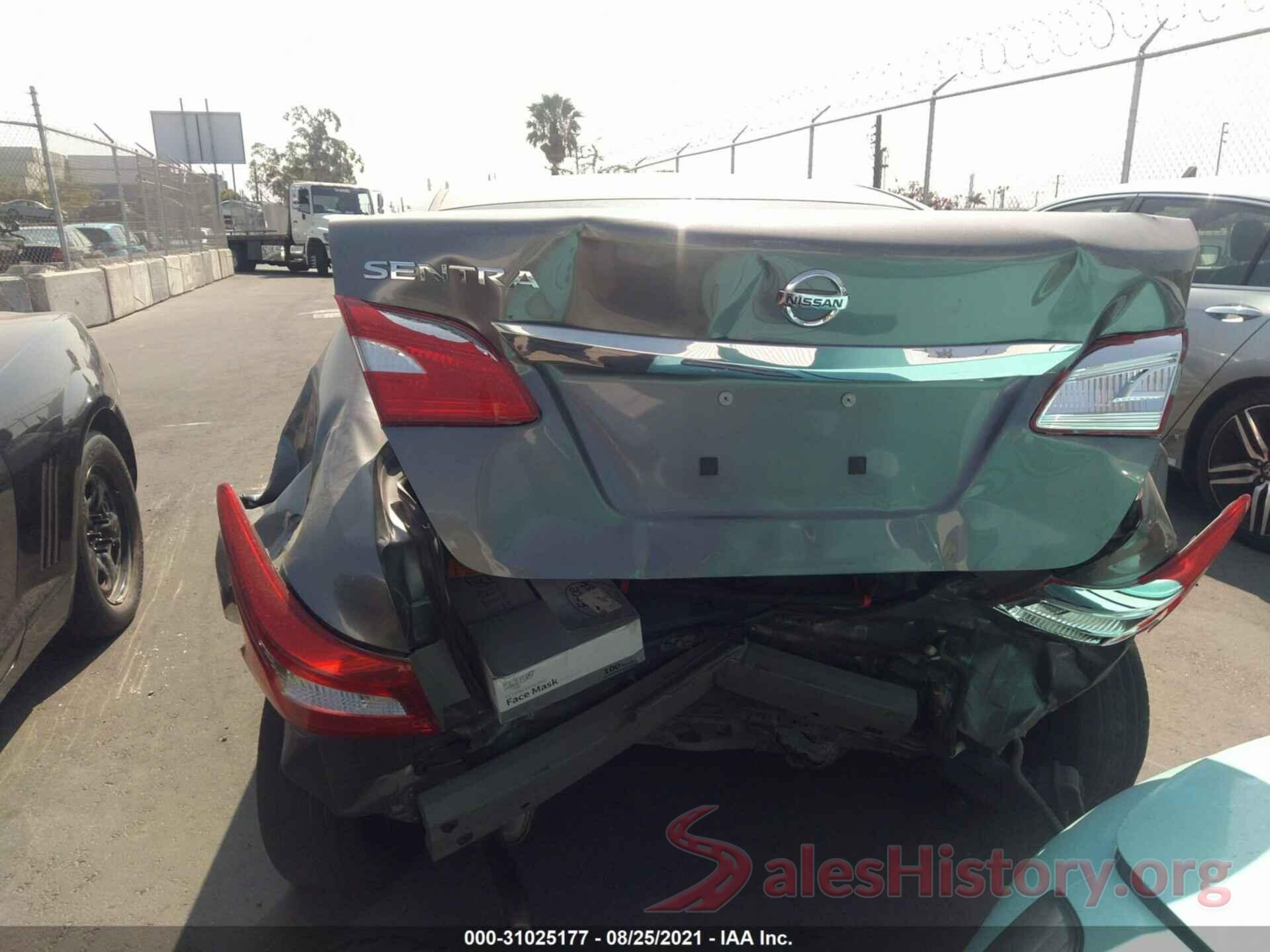 3N1AB7AP9HY395237 2017 NISSAN SENTRA