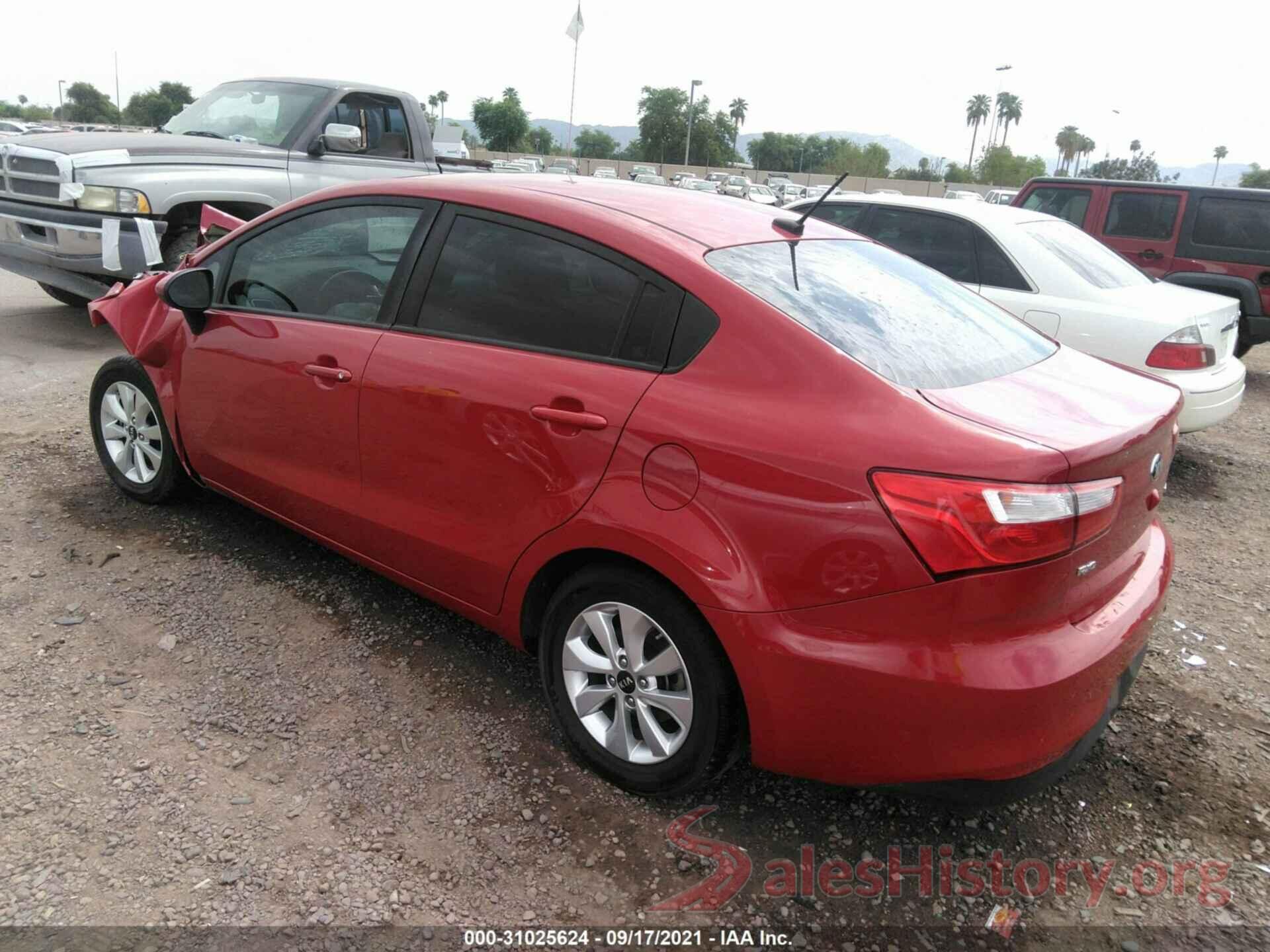 KNADN4A32G6678210 2016 KIA RIO