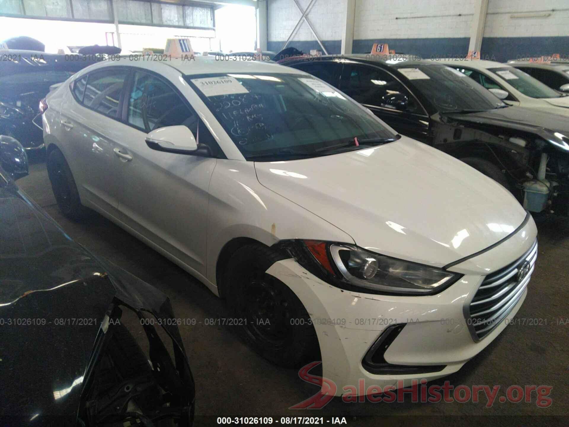 000D84LF1HU220894 2017 HYUNDAI ELANTRA