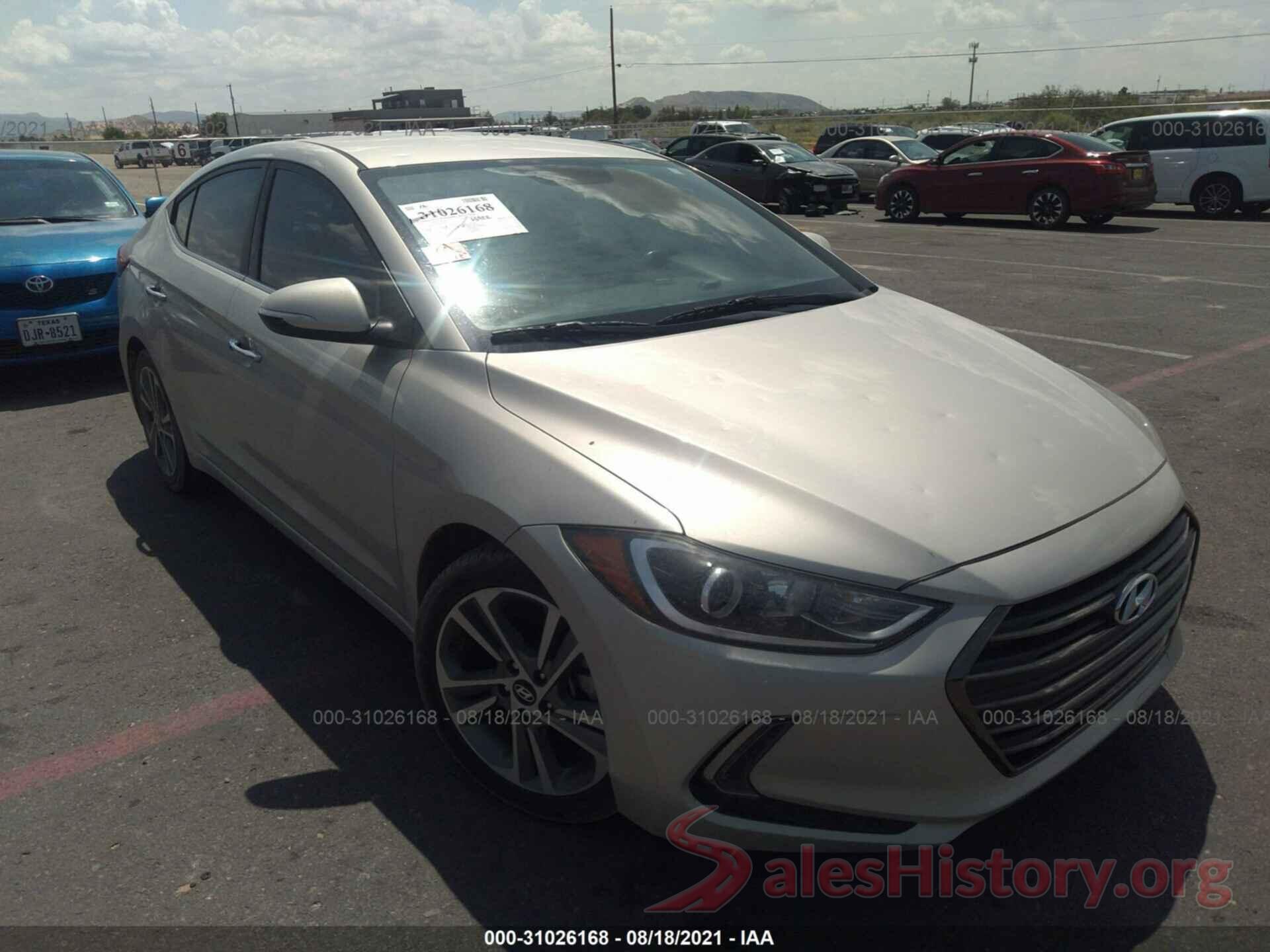 5NPD84LF9HH078938 2017 HYUNDAI ELANTRA