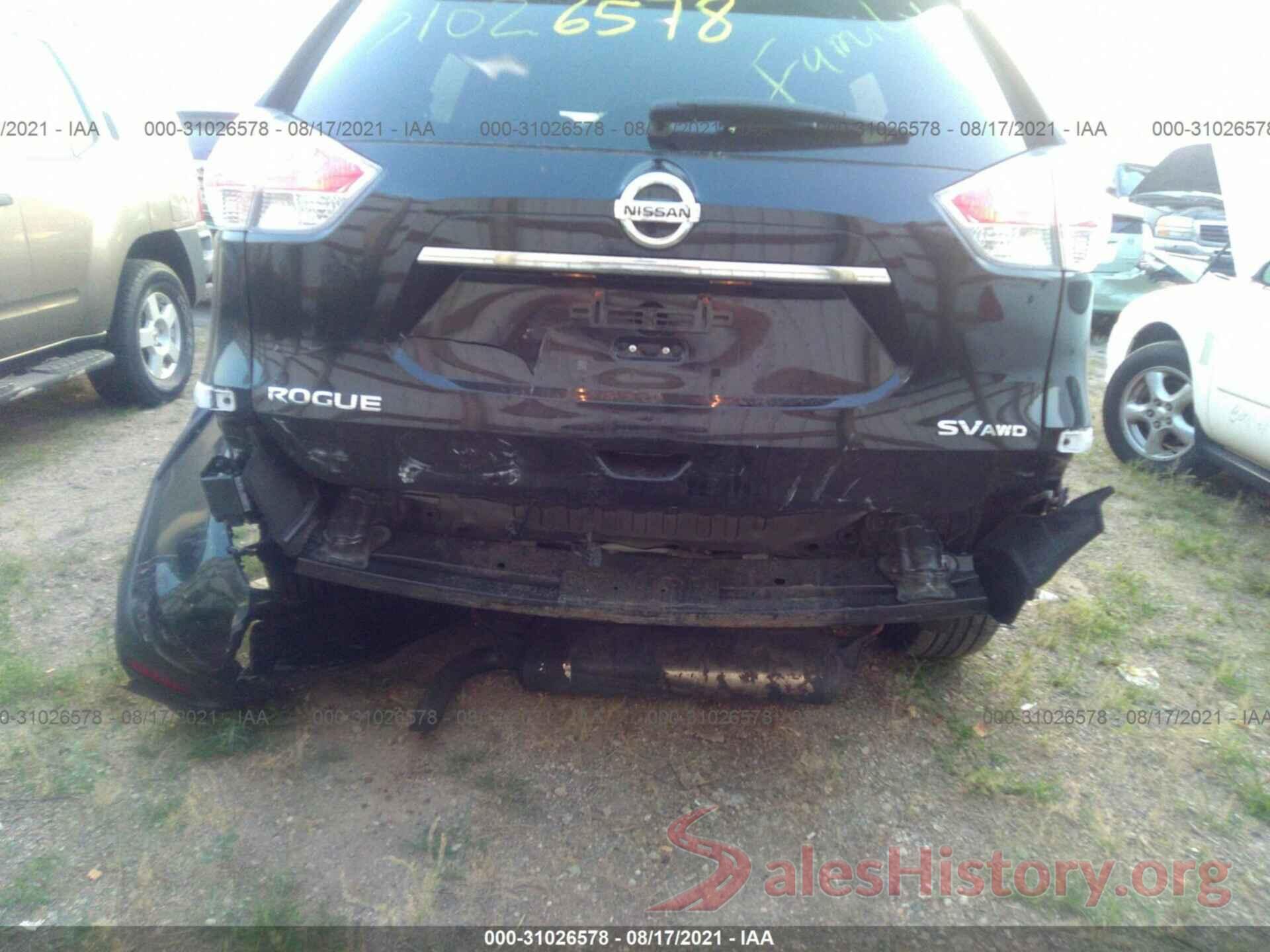 KNMAT2MV9GP636088 2016 NISSAN ROGUE