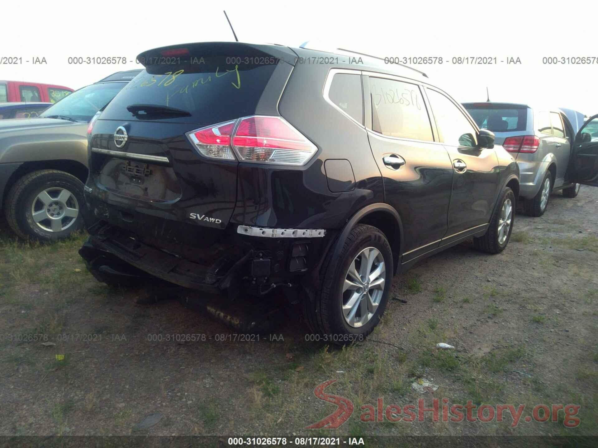 KNMAT2MV9GP636088 2016 NISSAN ROGUE