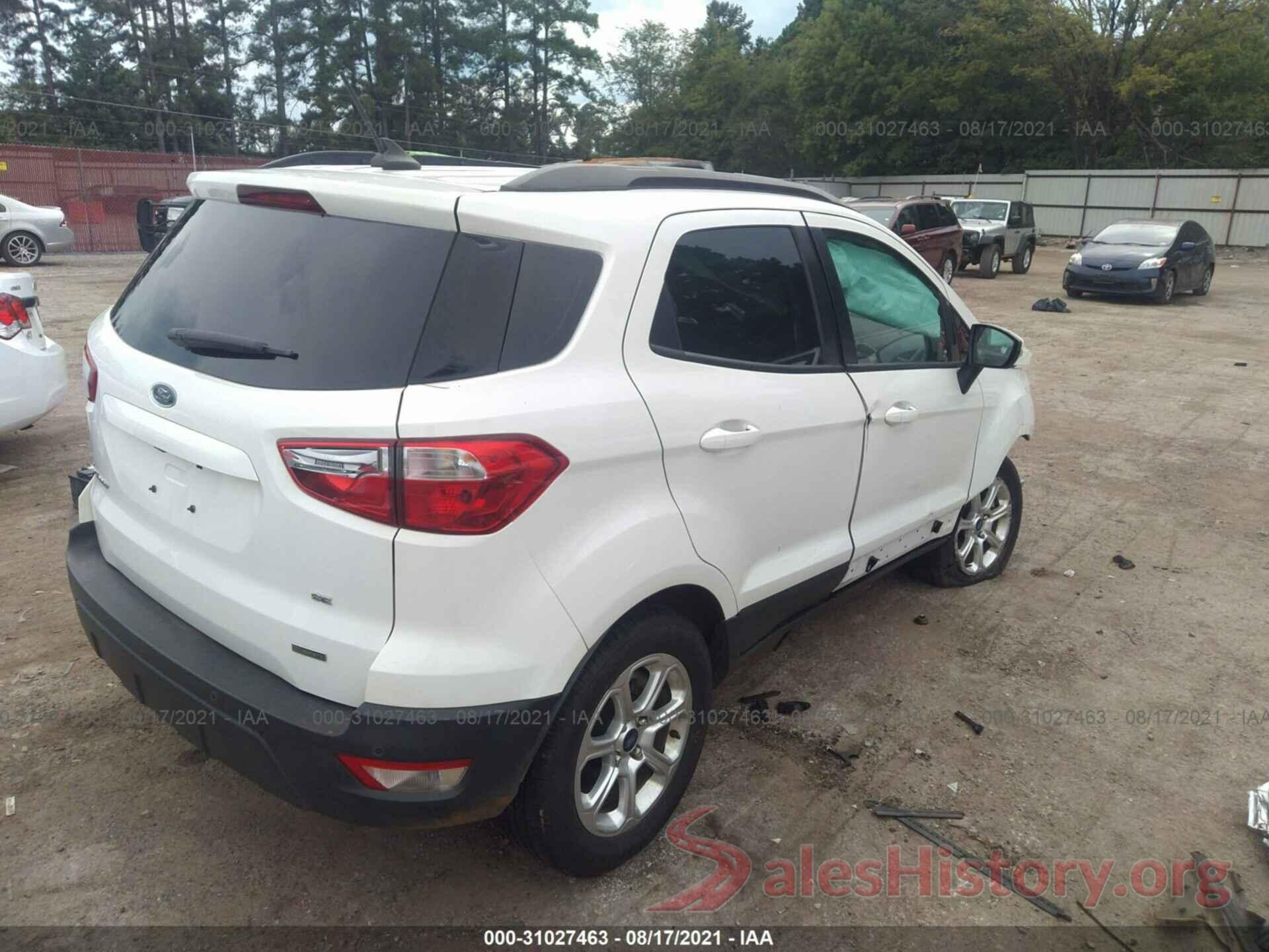 MAJ3S2GE3KC274417 2019 FORD ECOSPORT