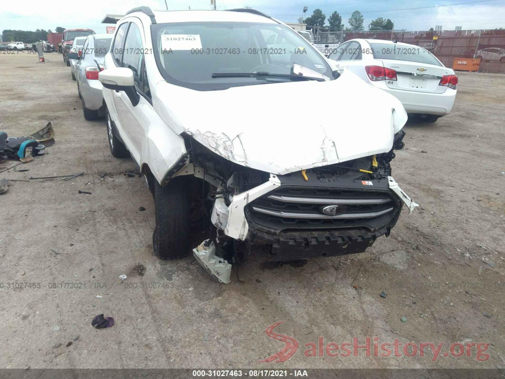 MAJ3S2GE3KC274417 2019 FORD ECOSPORT