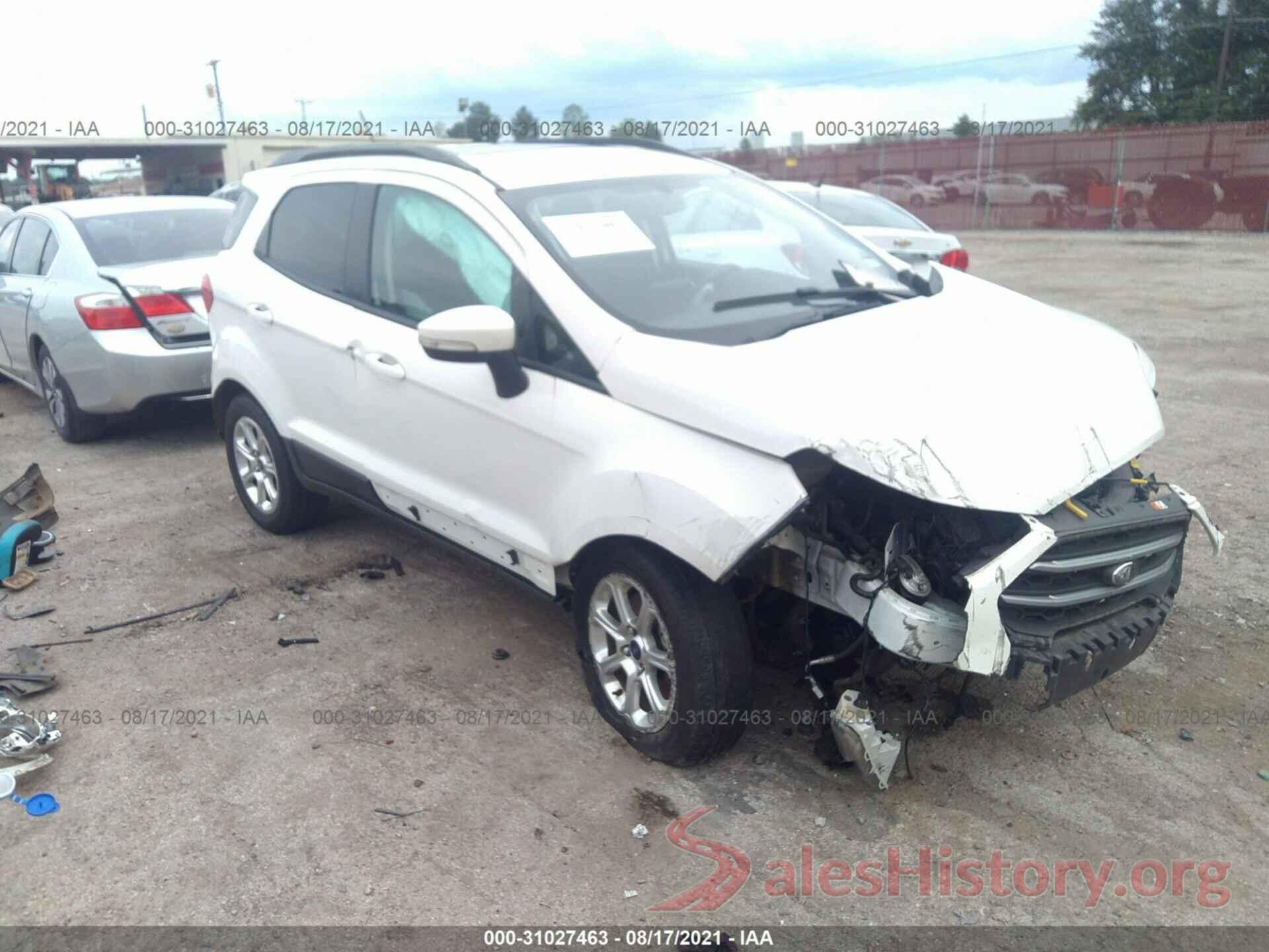 MAJ3S2GE3KC274417 2019 FORD ECOSPORT