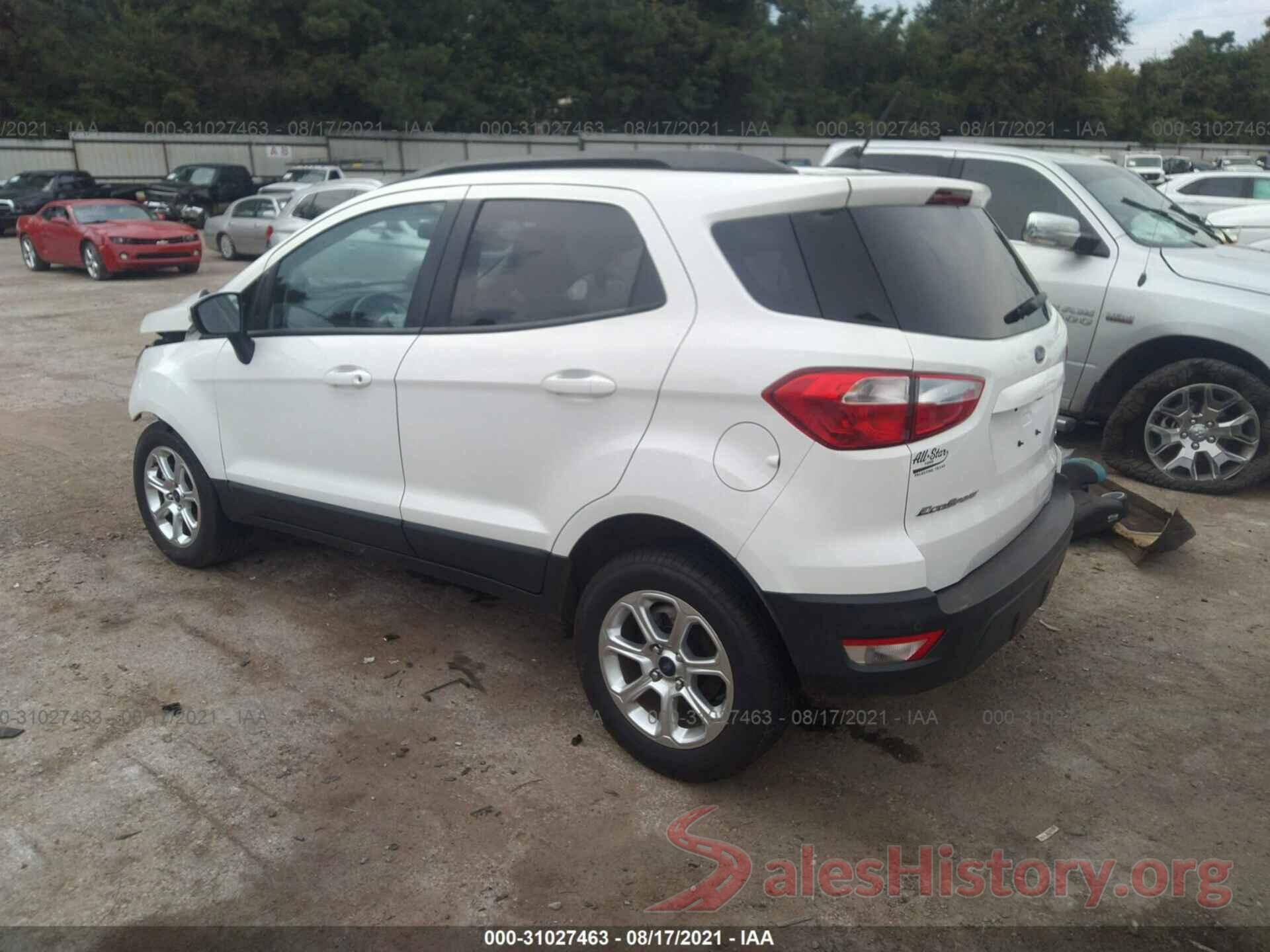 MAJ3S2GE3KC274417 2019 FORD ECOSPORT