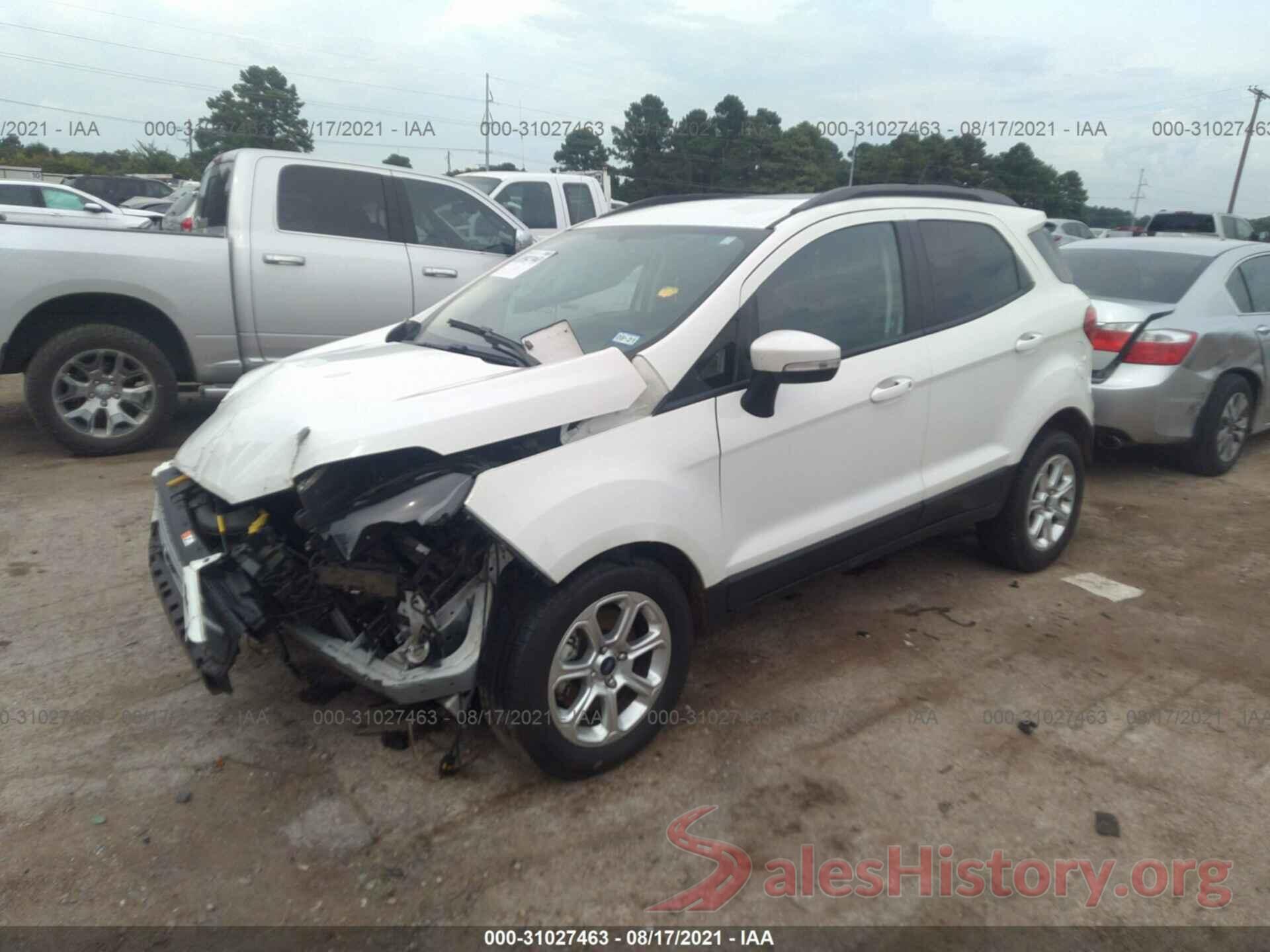 MAJ3S2GE3KC274417 2019 FORD ECOSPORT