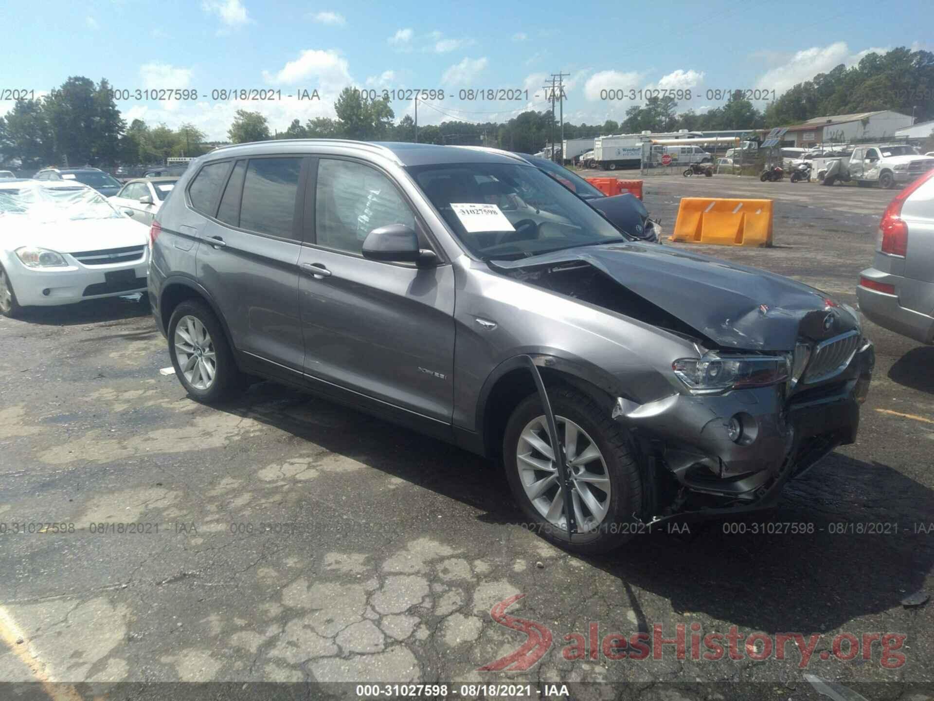 5UXWX9C5XG0D75374 2016 BMW X3