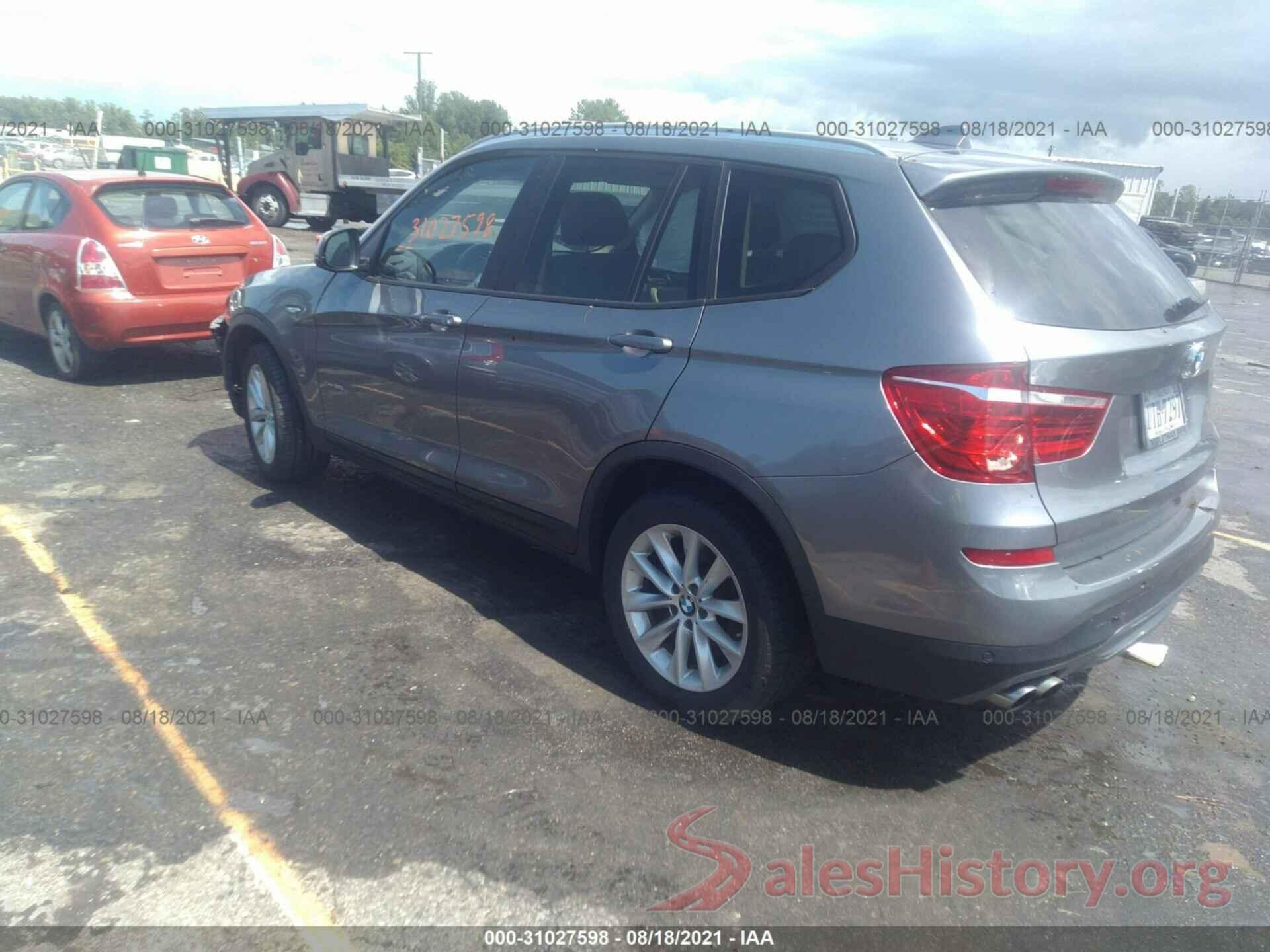 5UXWX9C5XG0D75374 2016 BMW X3