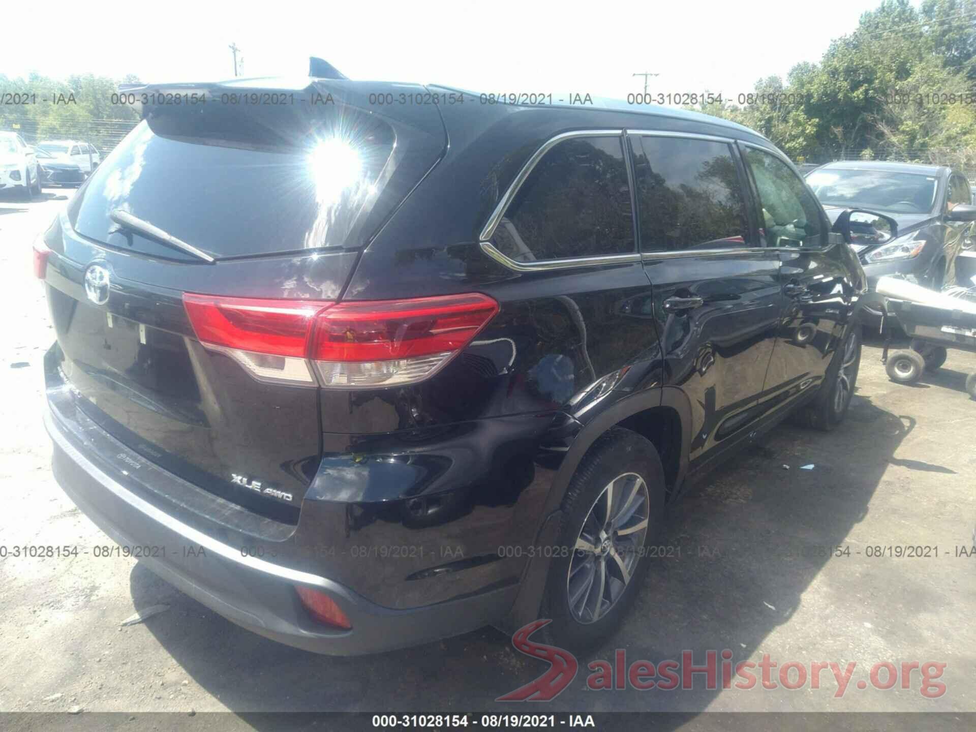 5TDJZRFH5JS525274 2018 TOYOTA HIGHLANDER