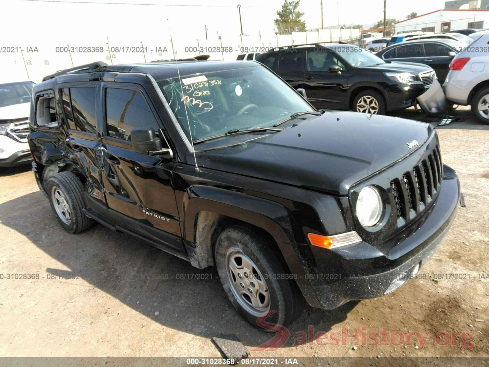 1C4NJPBA7GD548582 2016 JEEP PATRIOT