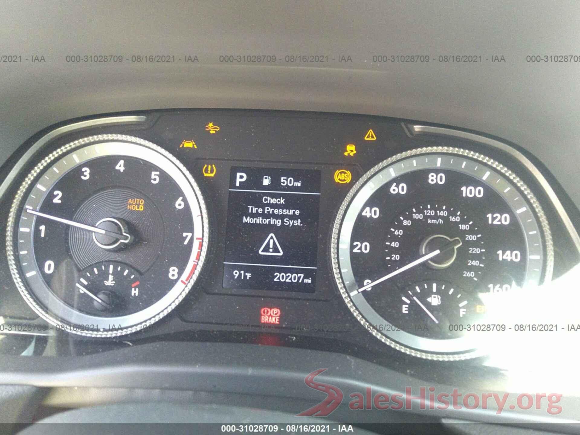 5NPEG4JA1MH082197 2021 HYUNDAI SONATA