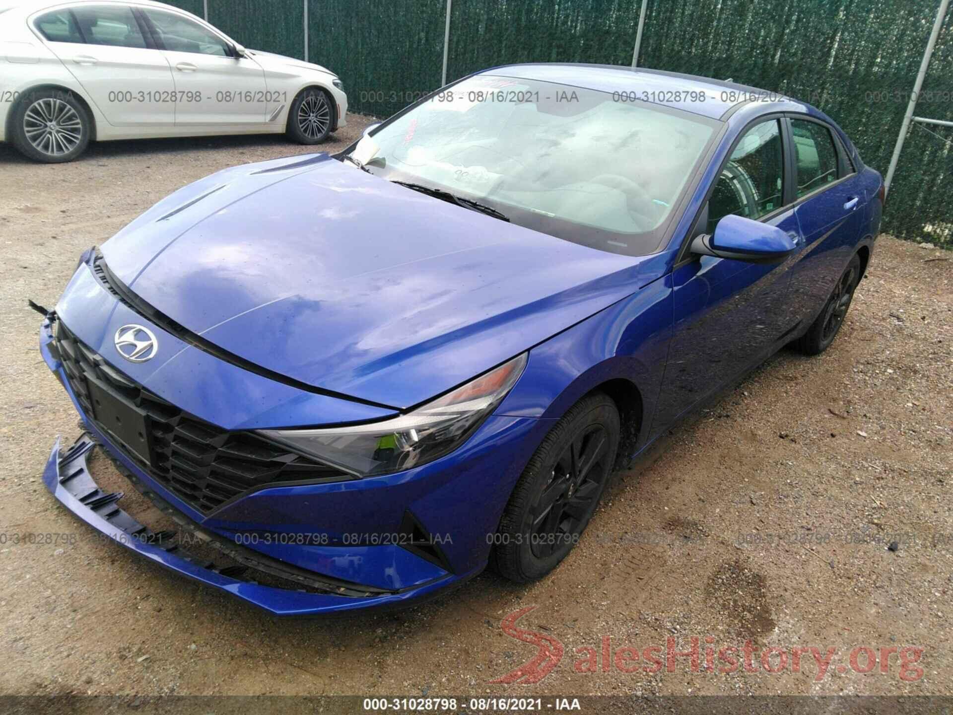 5NPLM4AGXMH020544 2021 HYUNDAI ELANTRA