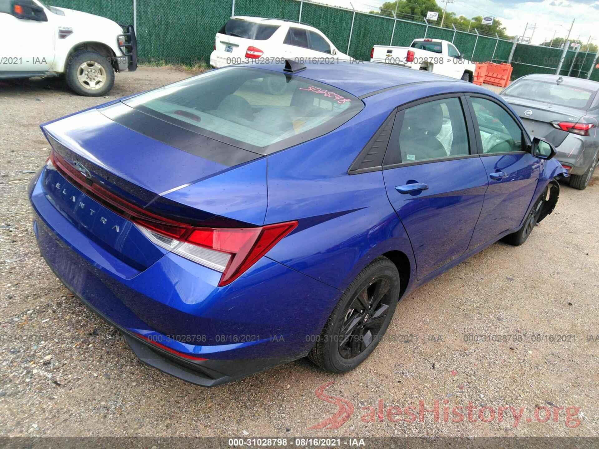 5NPLM4AGXMH020544 2021 HYUNDAI ELANTRA