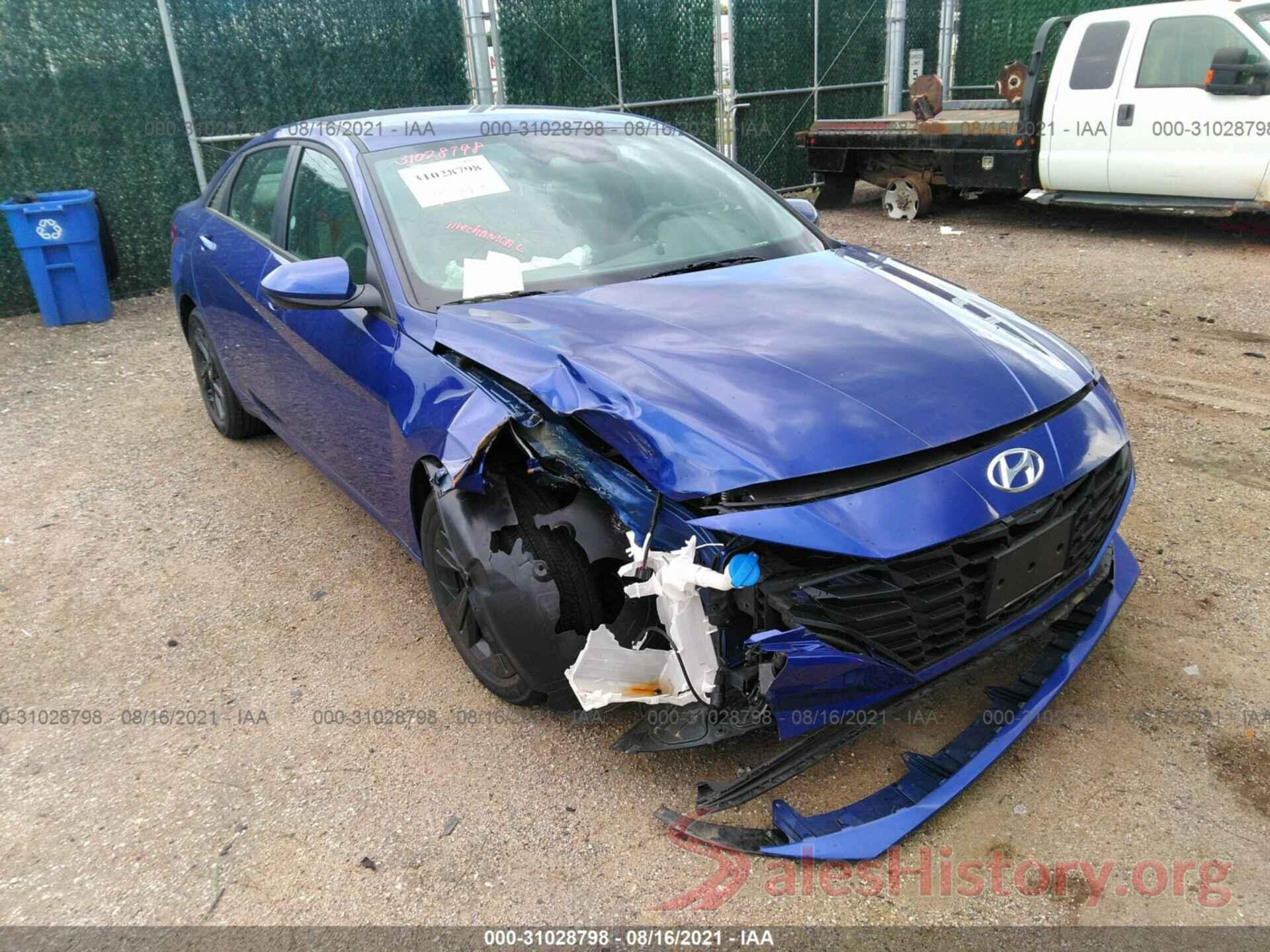 5NPLM4AGXMH020544 2021 HYUNDAI ELANTRA