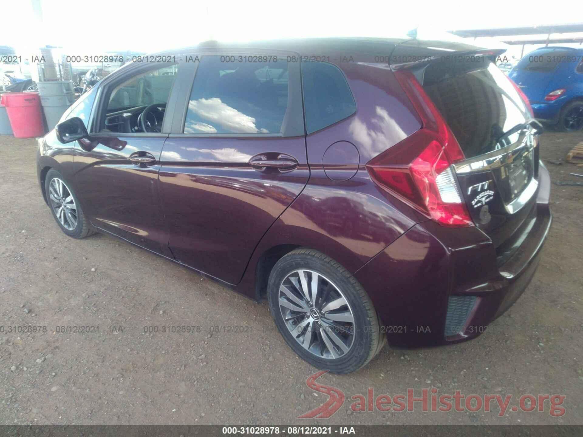 JHMGK5H77GX037800 2016 HONDA FIT