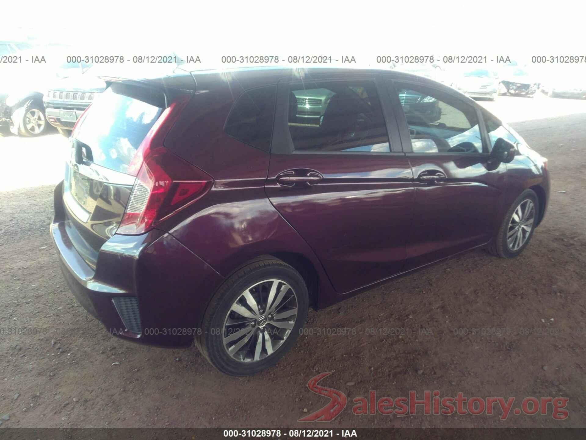 JHMGK5H77GX037800 2016 HONDA FIT