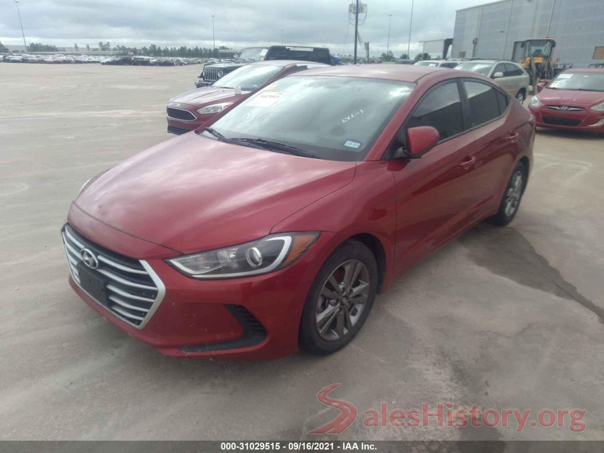 5NPD84LF5JH329802 2018 HYUNDAI ELANTRA