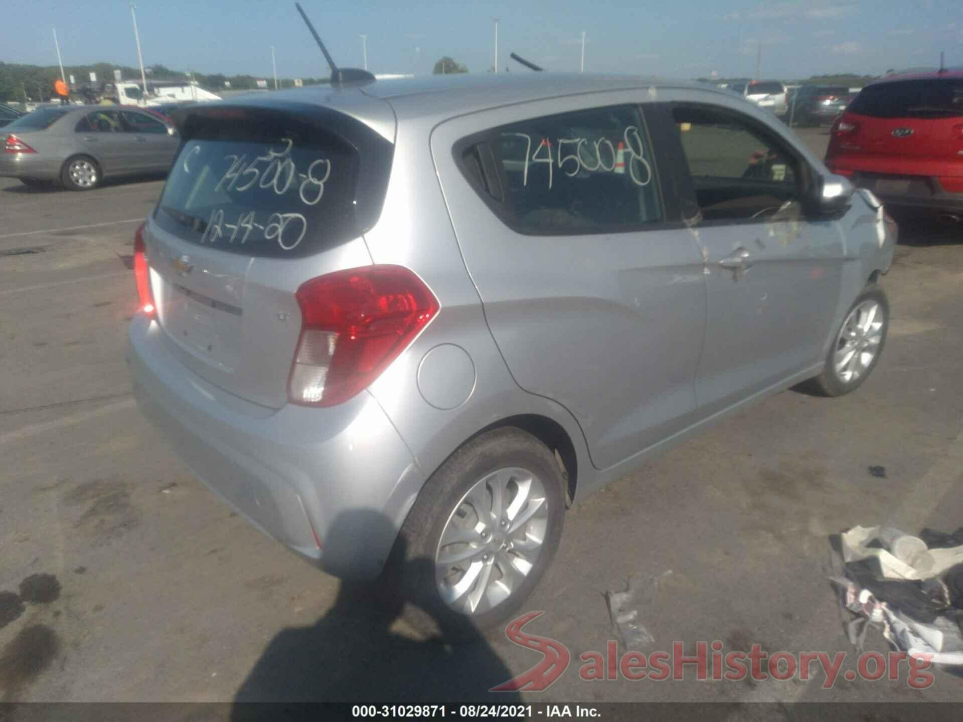 KL8CD6SA7LC438830 2020 CHEVROLET SPARK