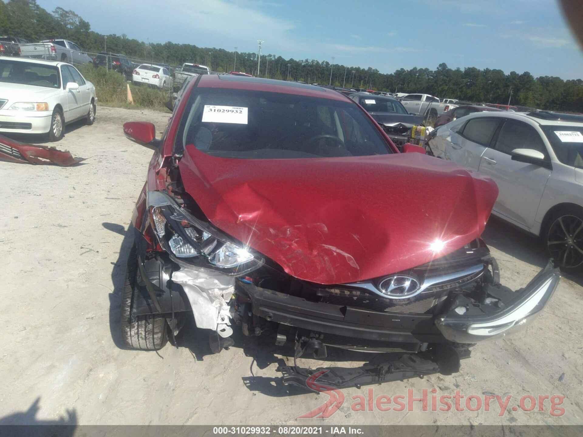 KMHDH4AE2GU486756 2016 HYUNDAI ELANTRA