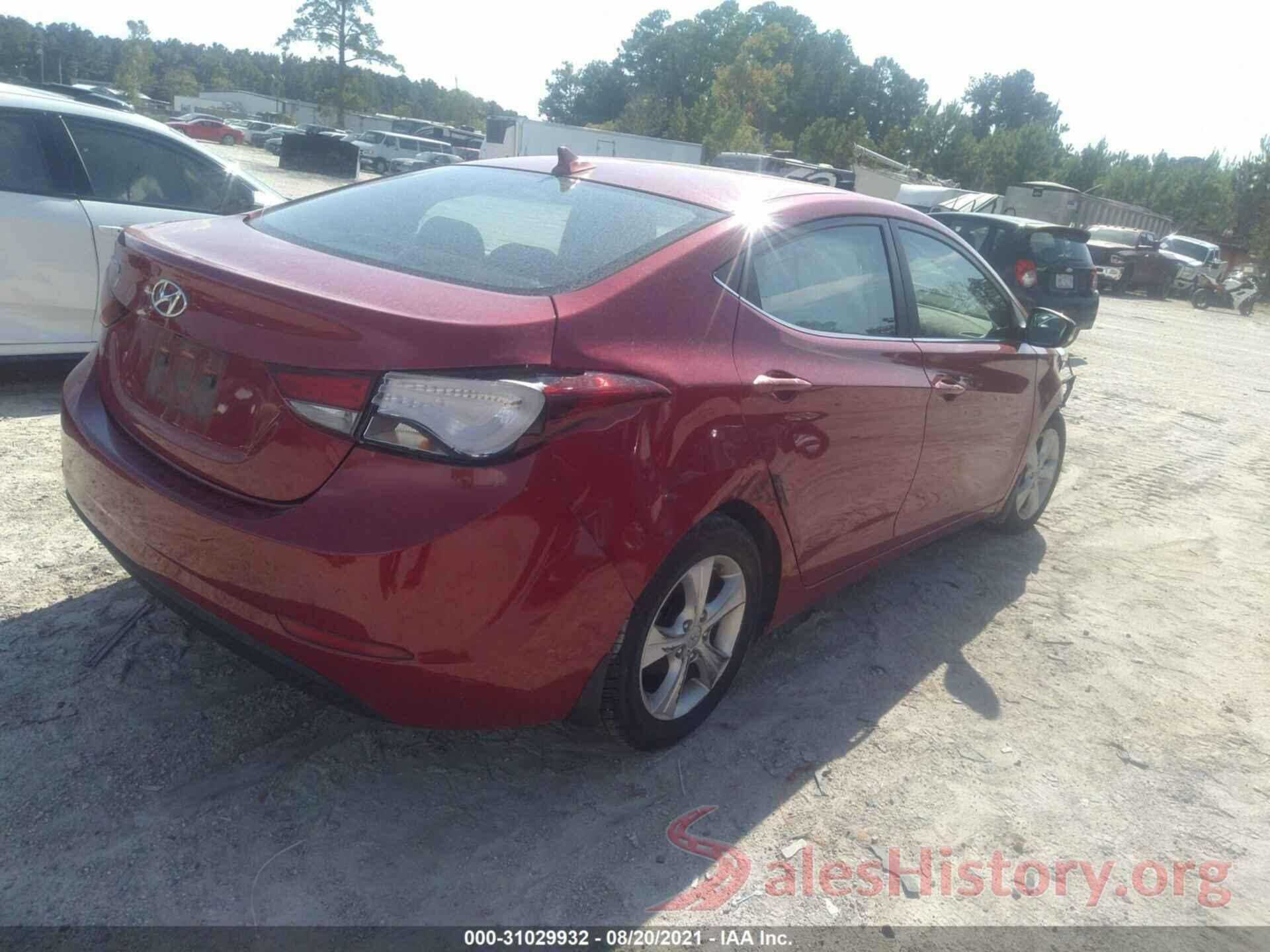 KMHDH4AE2GU486756 2016 HYUNDAI ELANTRA