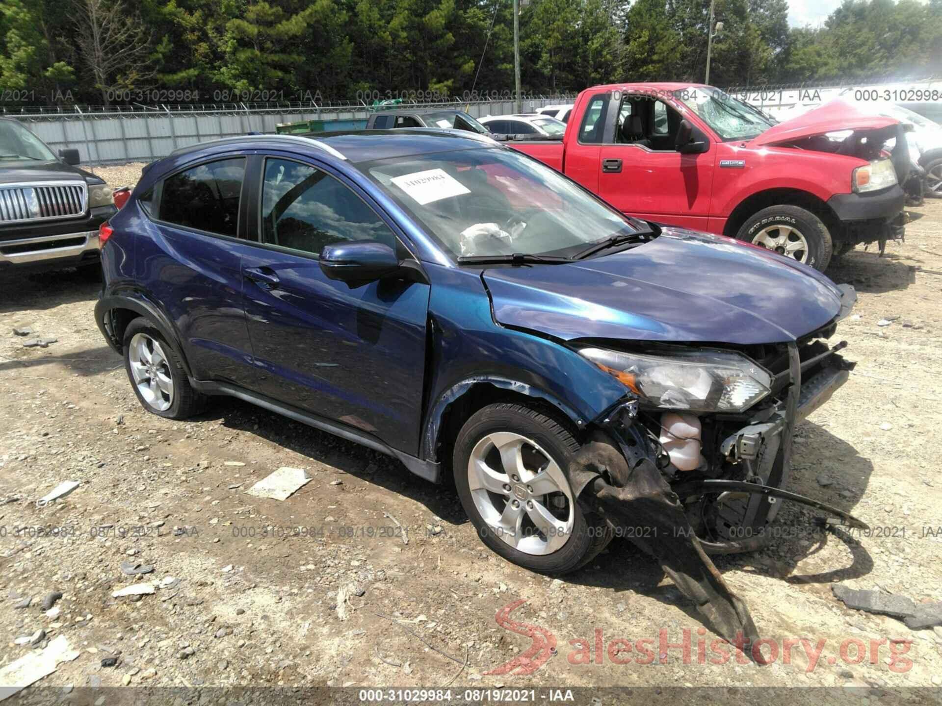 3CZRU6H72GM736603 2016 HONDA HR-V