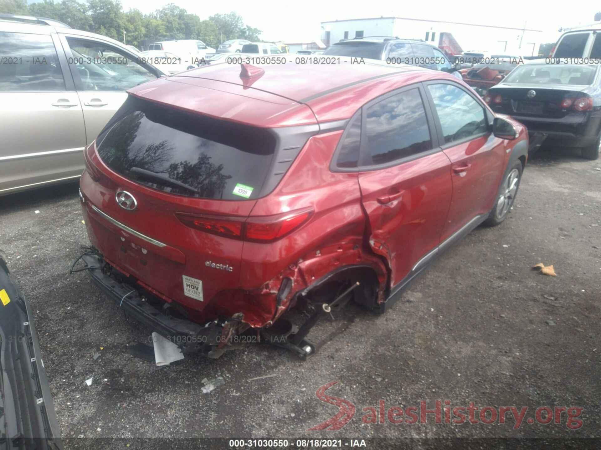 KM8K33AG5LU092325 2020 HYUNDAI KONA EV