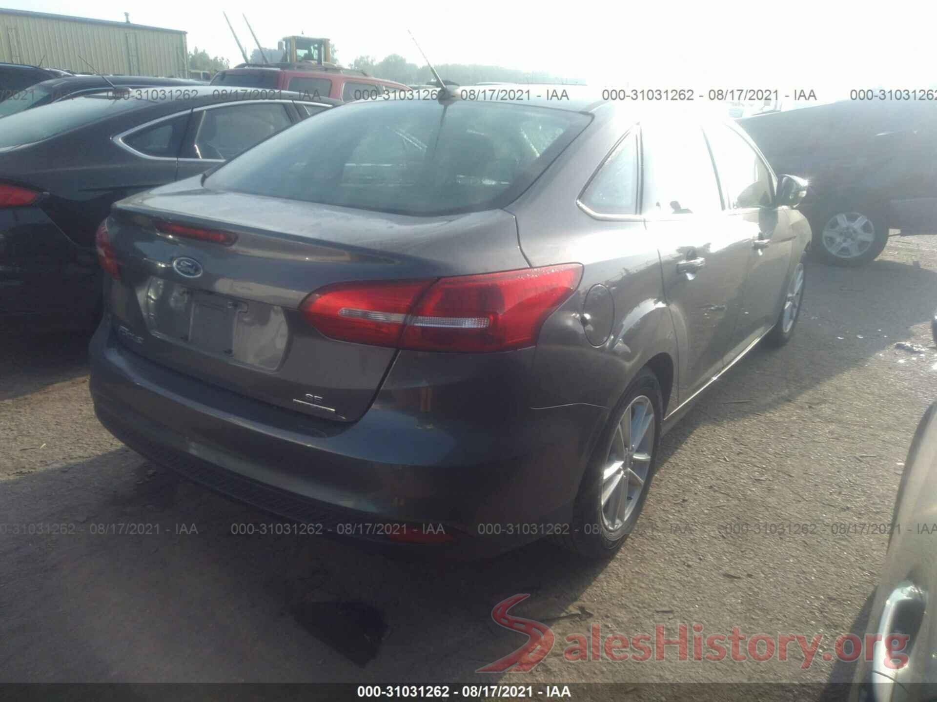 1FADP3F29GL262279 2016 FORD FOCUS