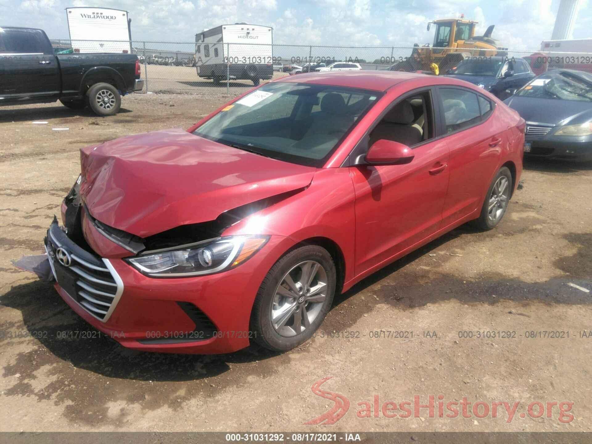 5NPD84LF2HH052455 2017 HYUNDAI ELANTRA