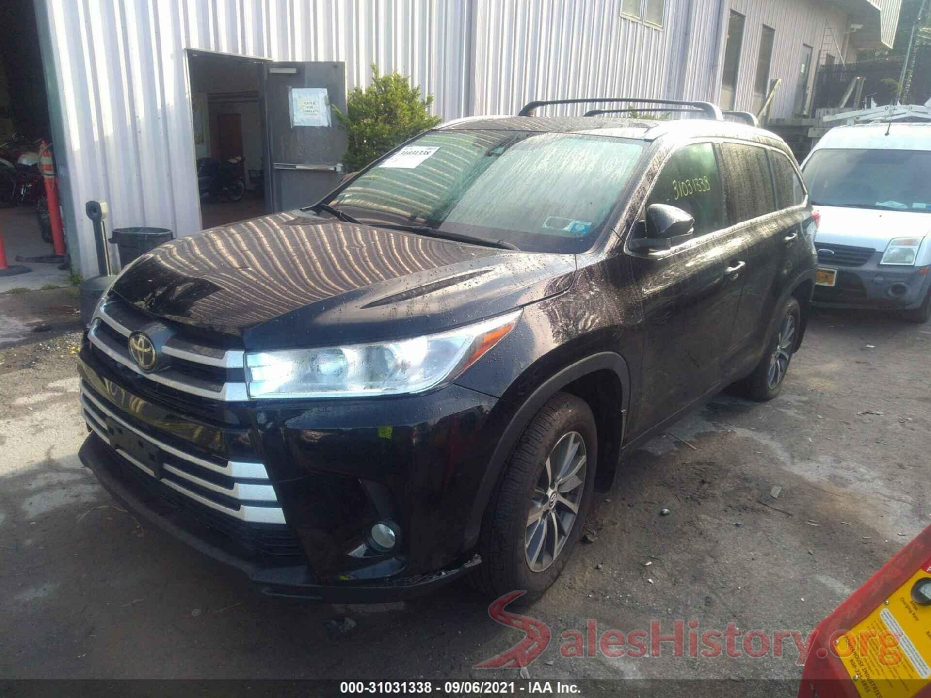 5TDJZRFH3KS598614 2019 TOYOTA HIGHLANDER