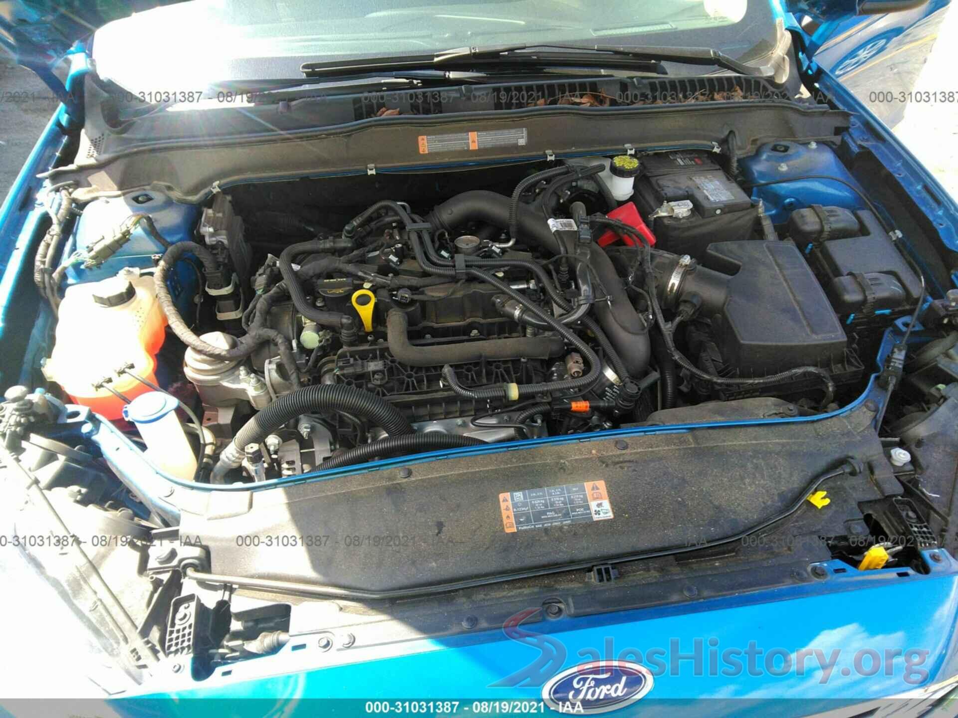 3FA6P0HD3KR245705 2019 FORD FUSION