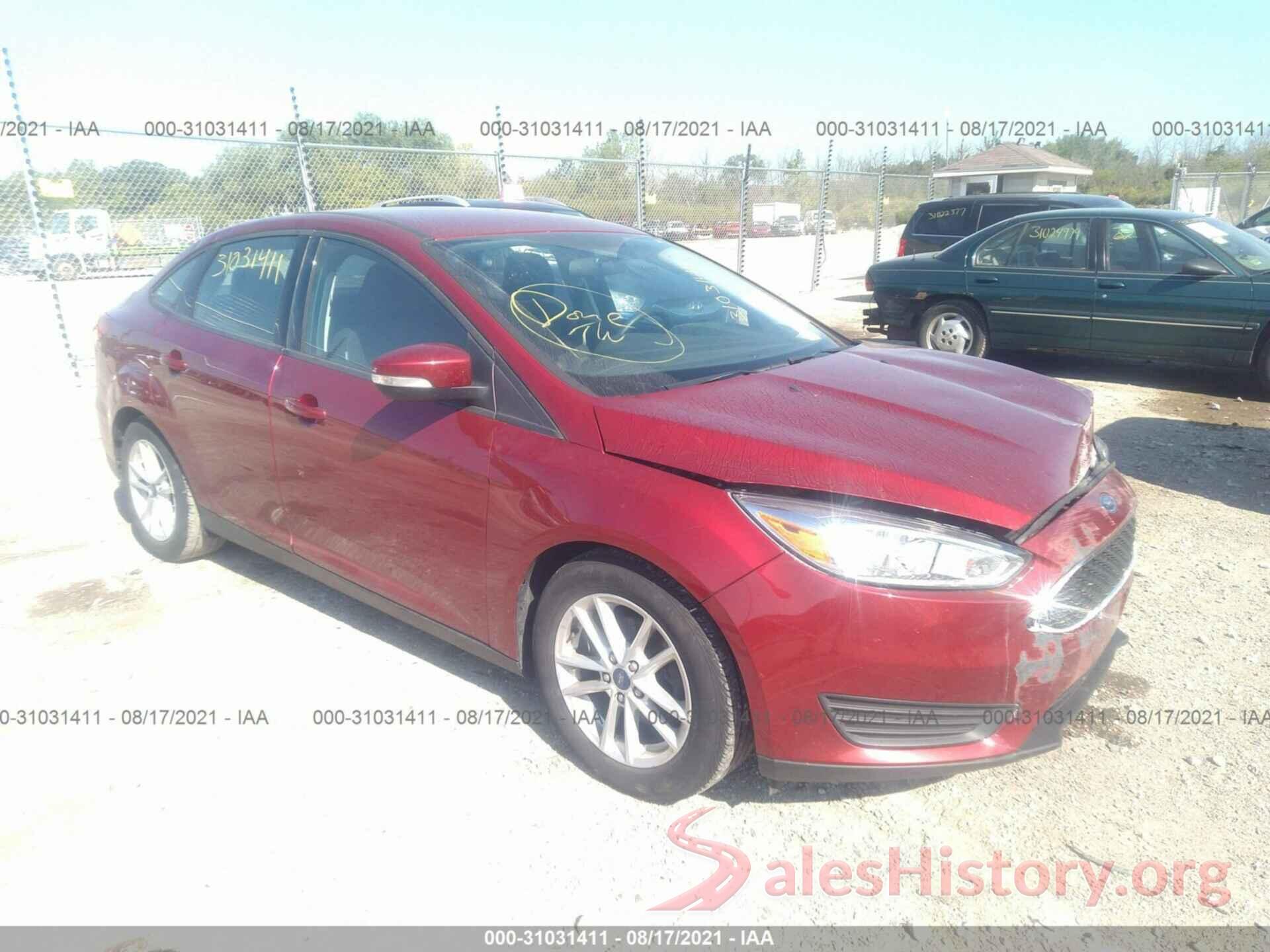 1FADP3F27GL390150 2016 FORD FOCUS