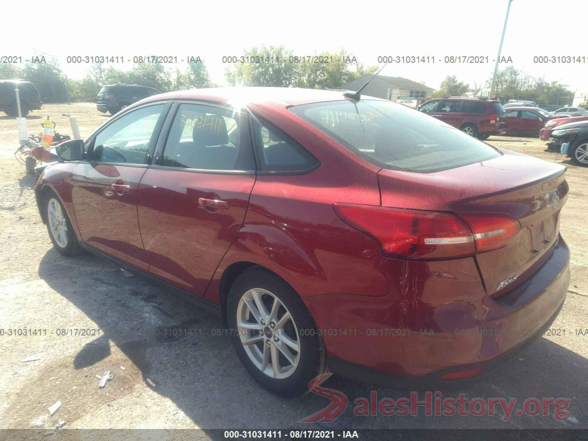 1FADP3F27GL390150 2016 FORD FOCUS