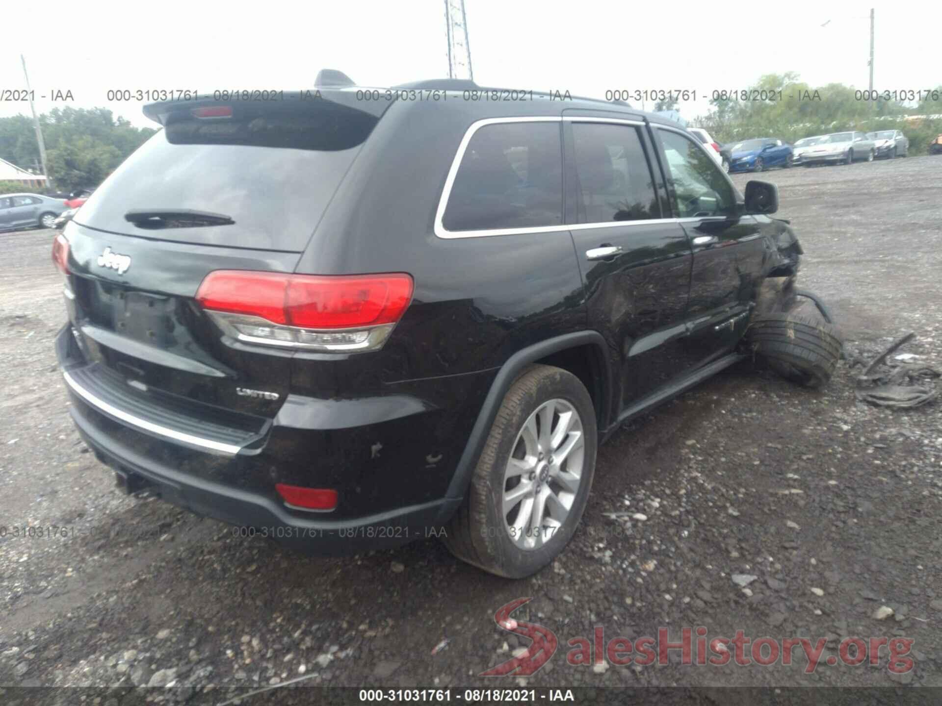 1C4RJFBG0HC728395 2017 JEEP GRAND CHEROKEE