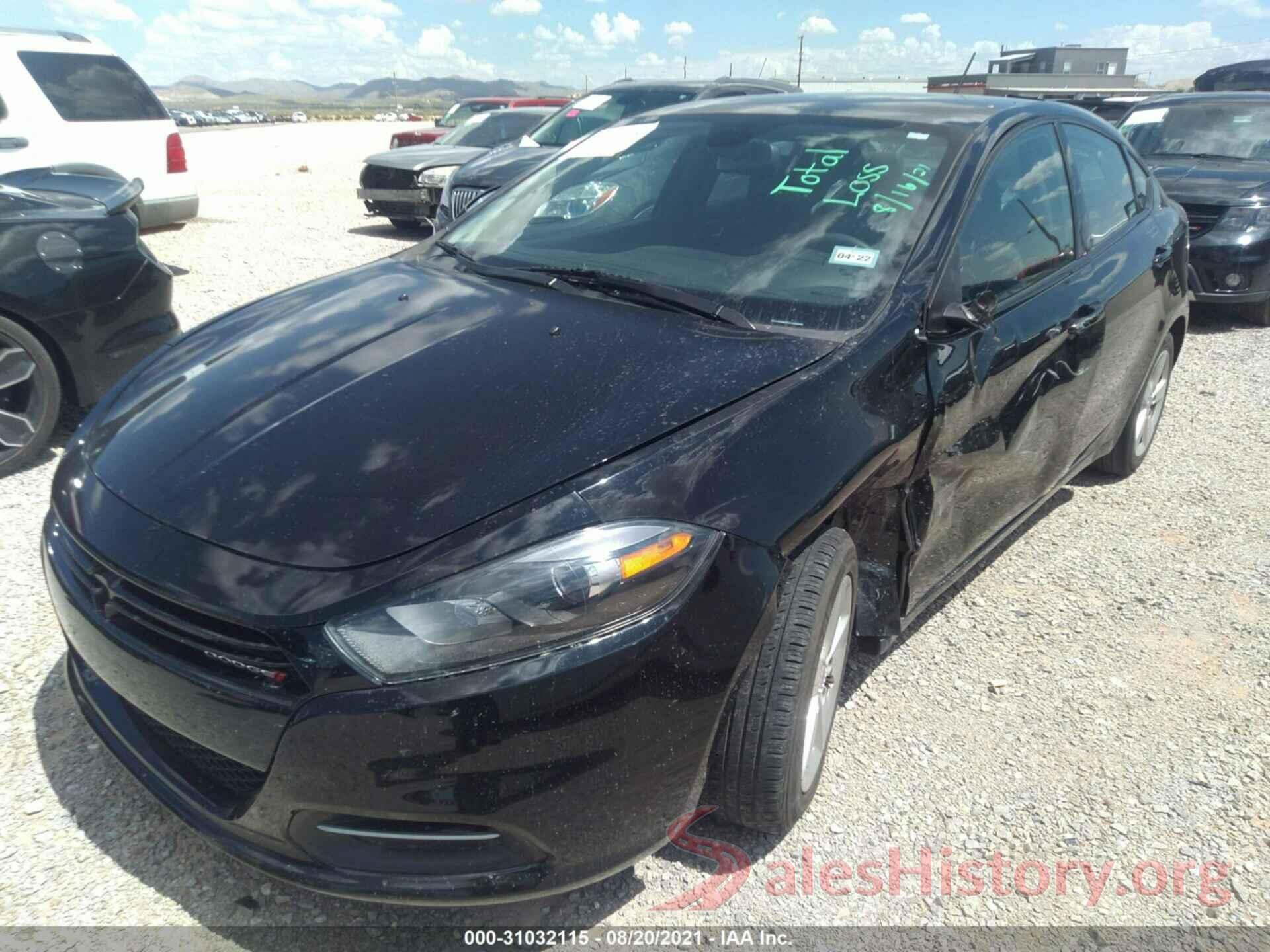 1C3CDFBB2GD728008 2016 DODGE DART