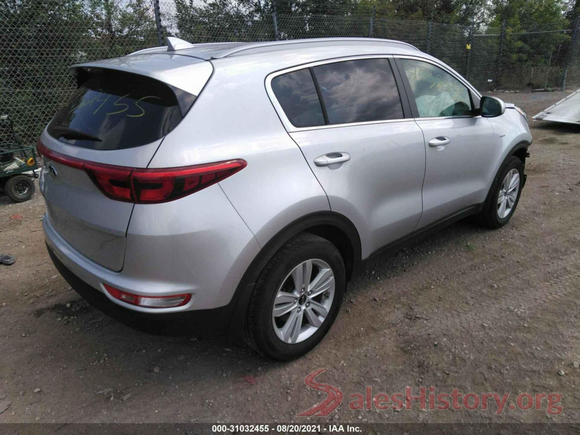 KNDPMCAC1H7296159 2017 KIA SPORTAGE